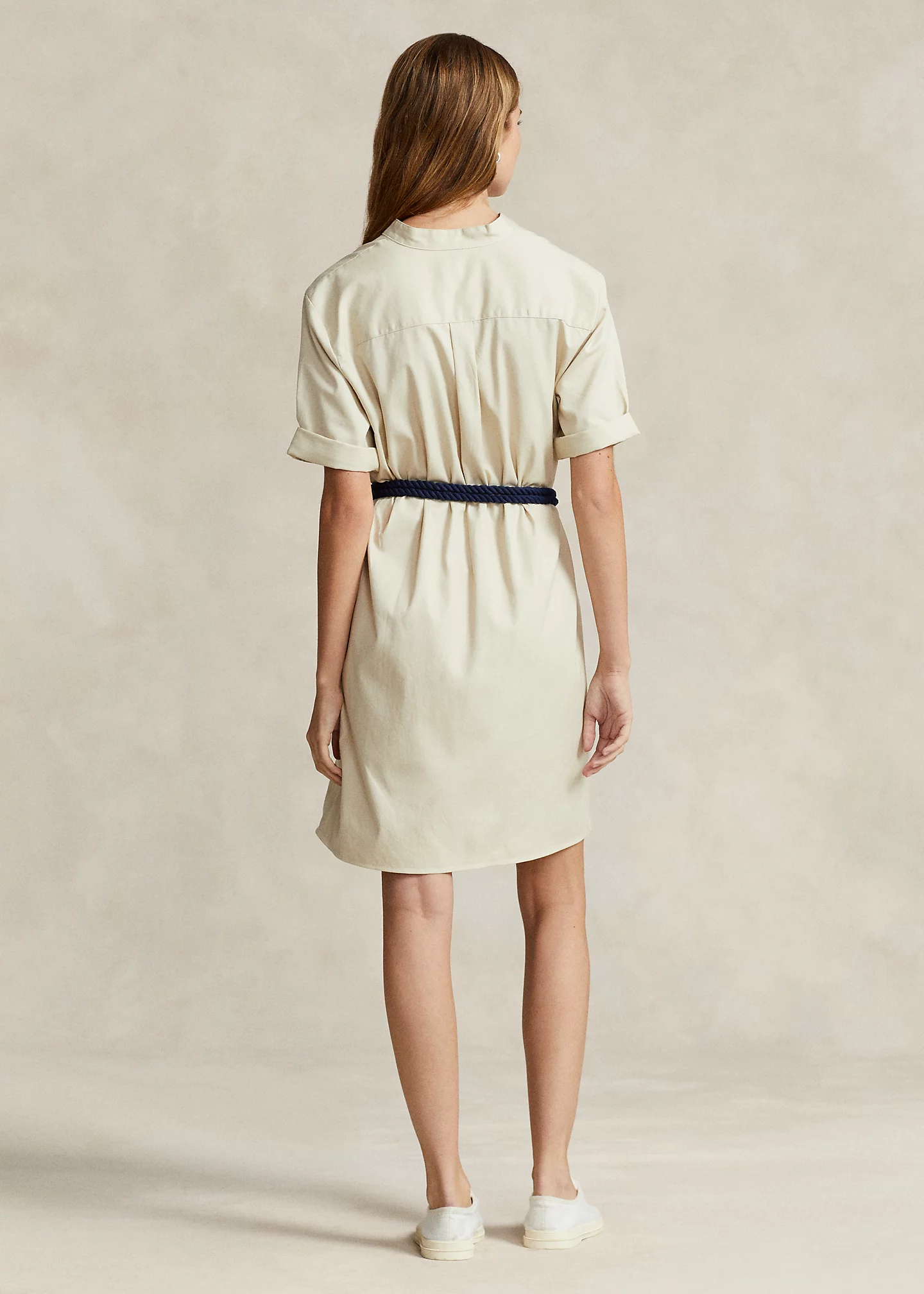 Cotton Twill Shift Dress