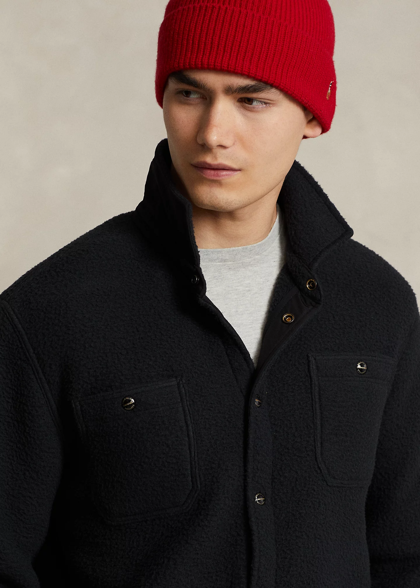 Pile Fleece Shirt Jacket