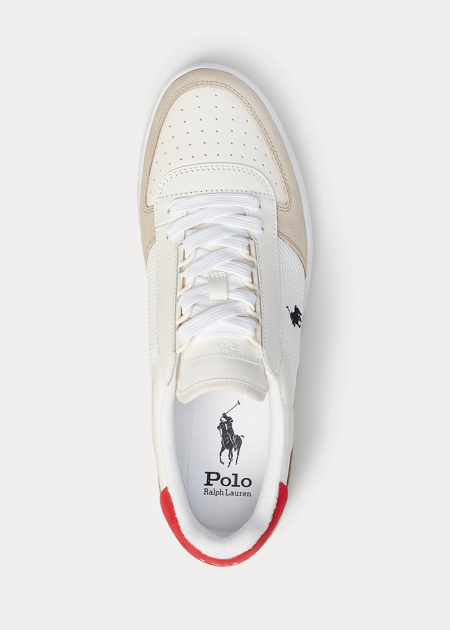 Court Leather-Paneled Sneaker