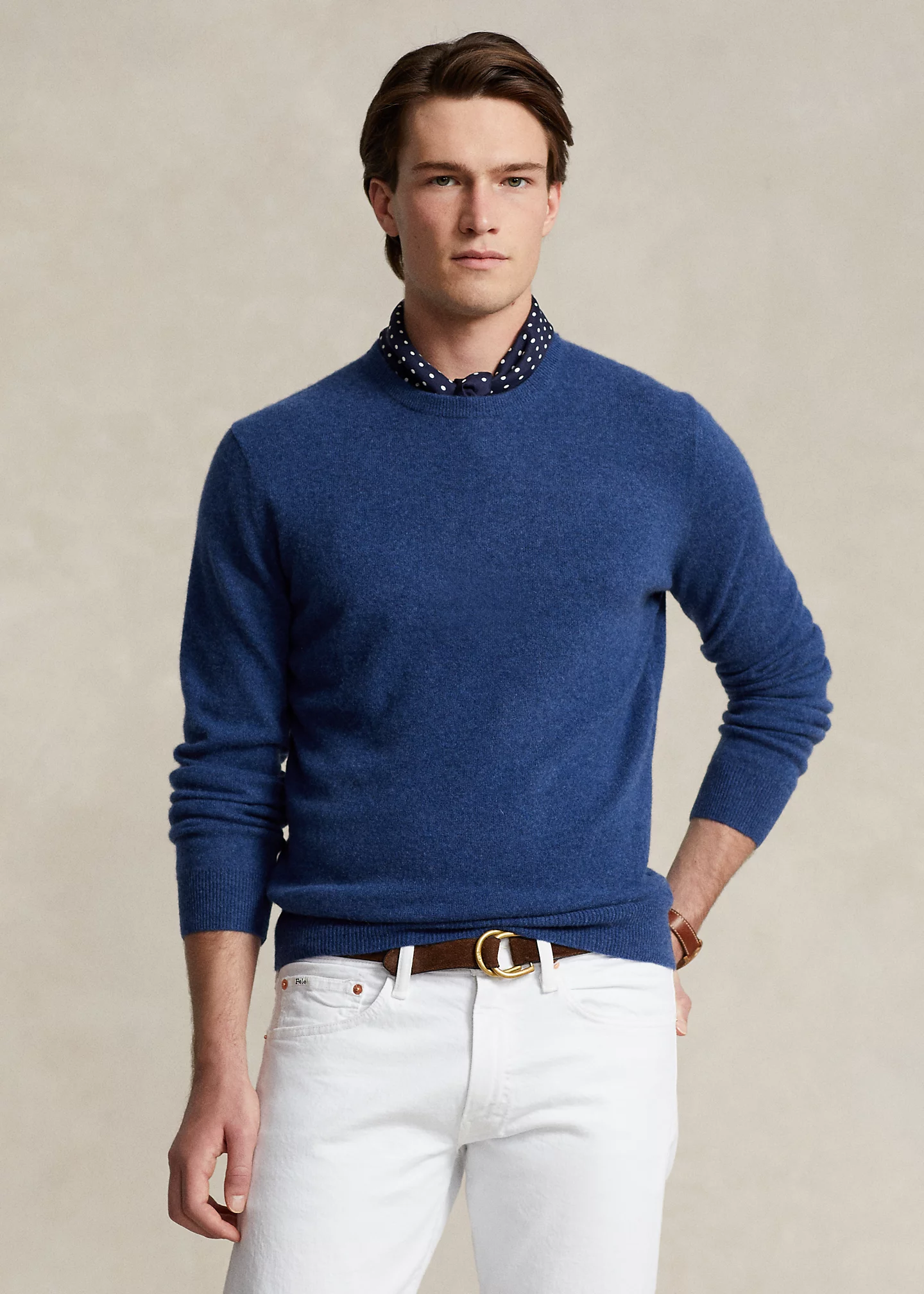 Brushed Fleece Mockneck Pullover