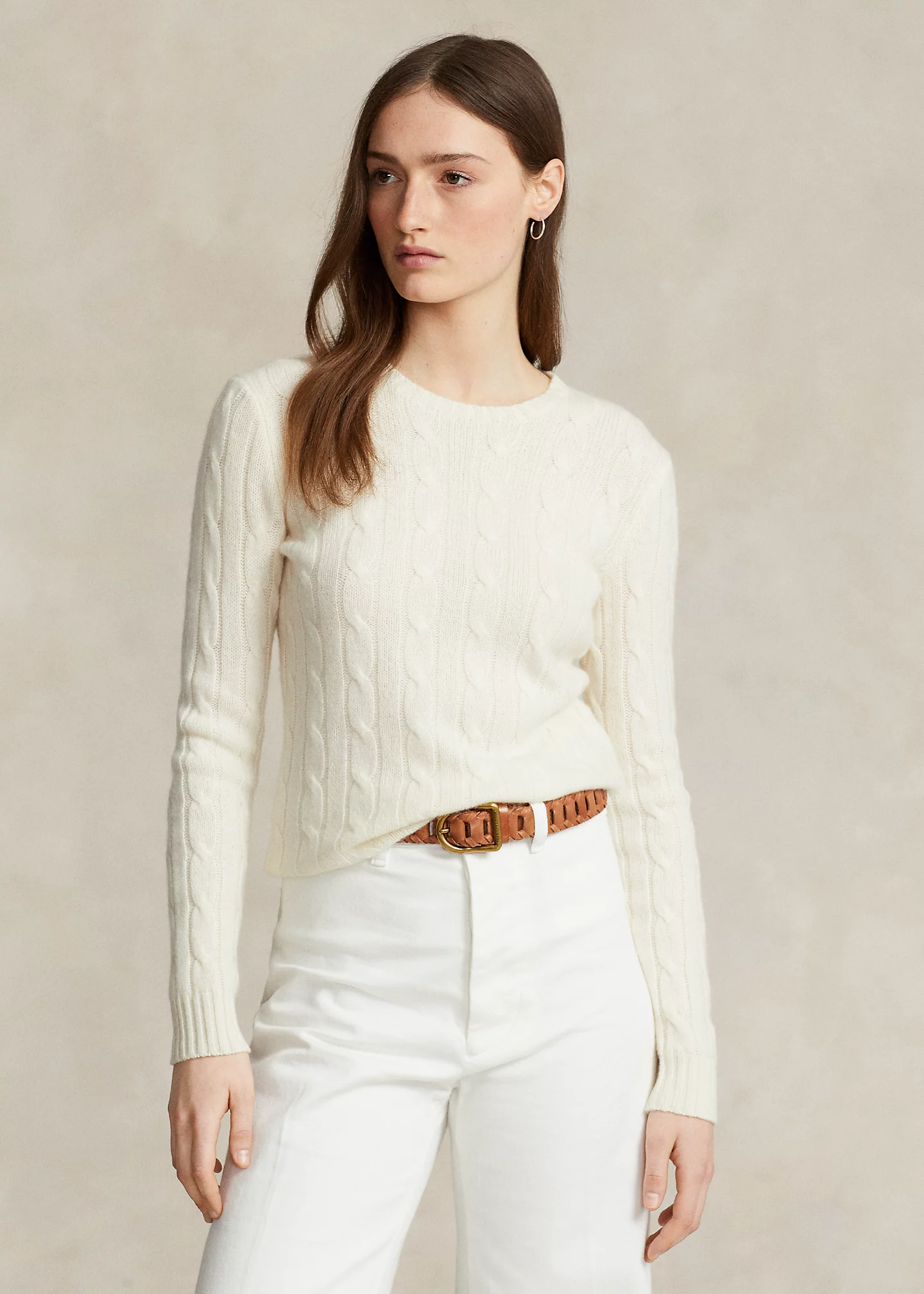 Cable-Knit Cashmere Sweater
