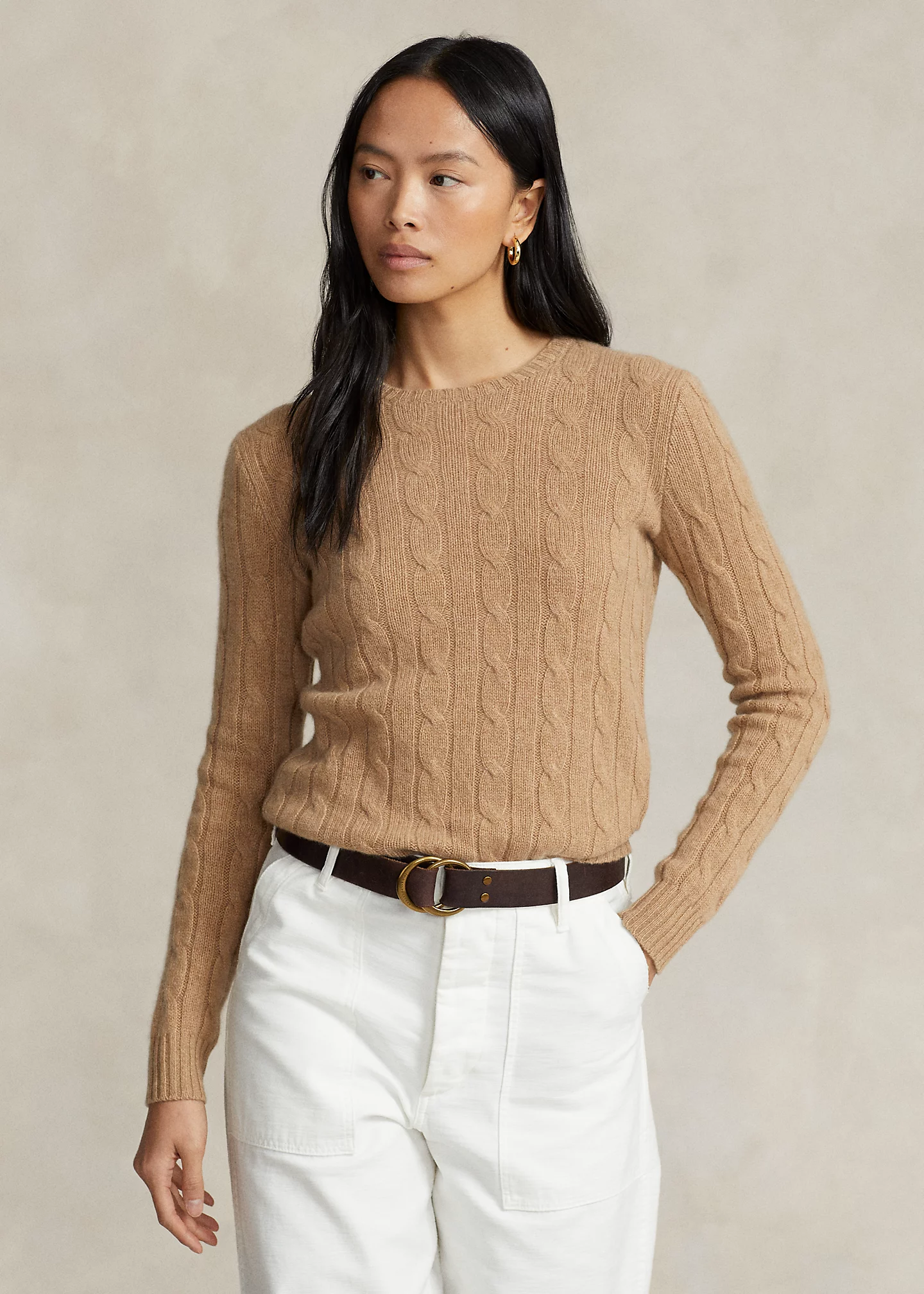 Cable-Knit Cashmere Sweater