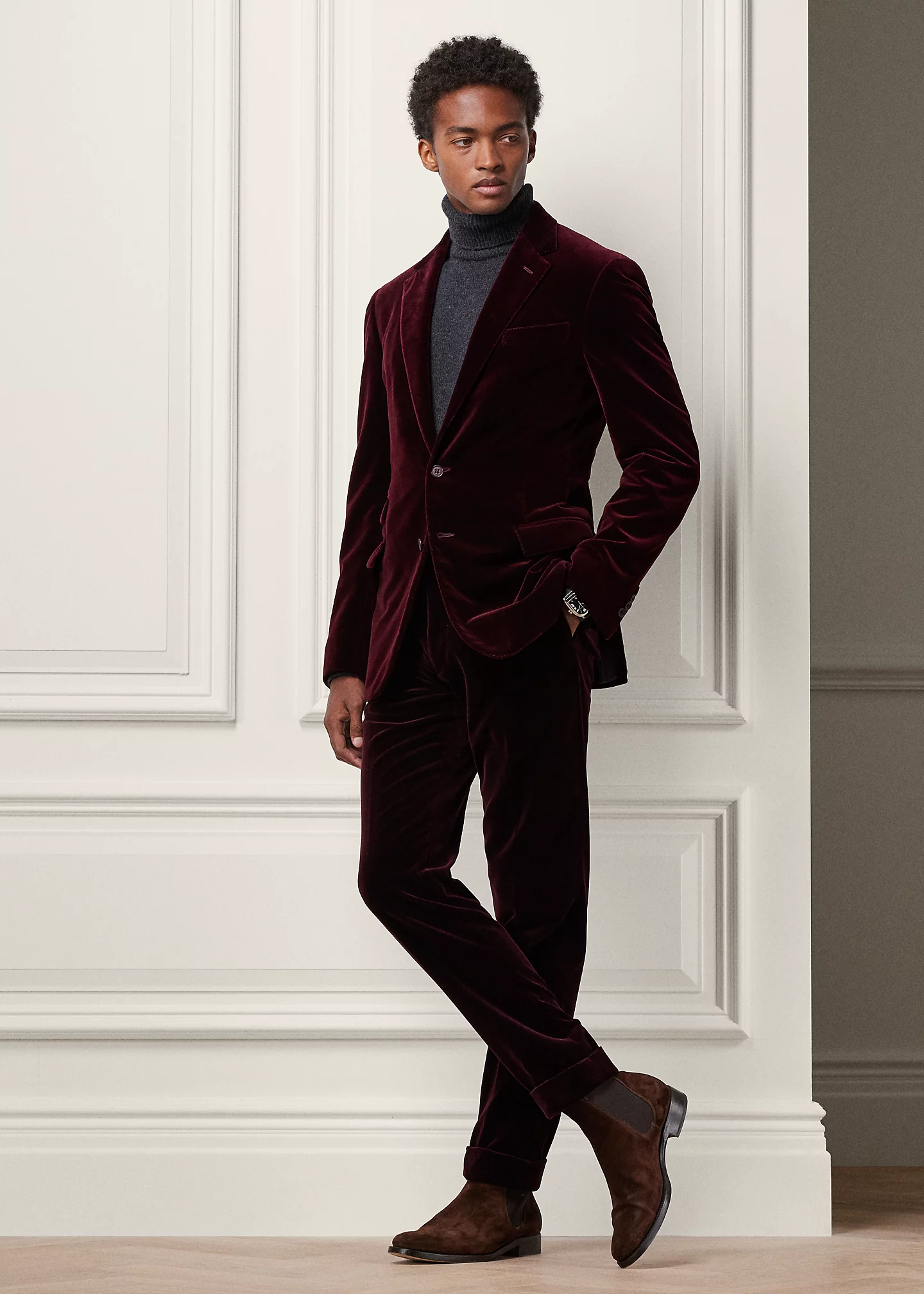 Kent Hand-Tailored Velvet Jacket