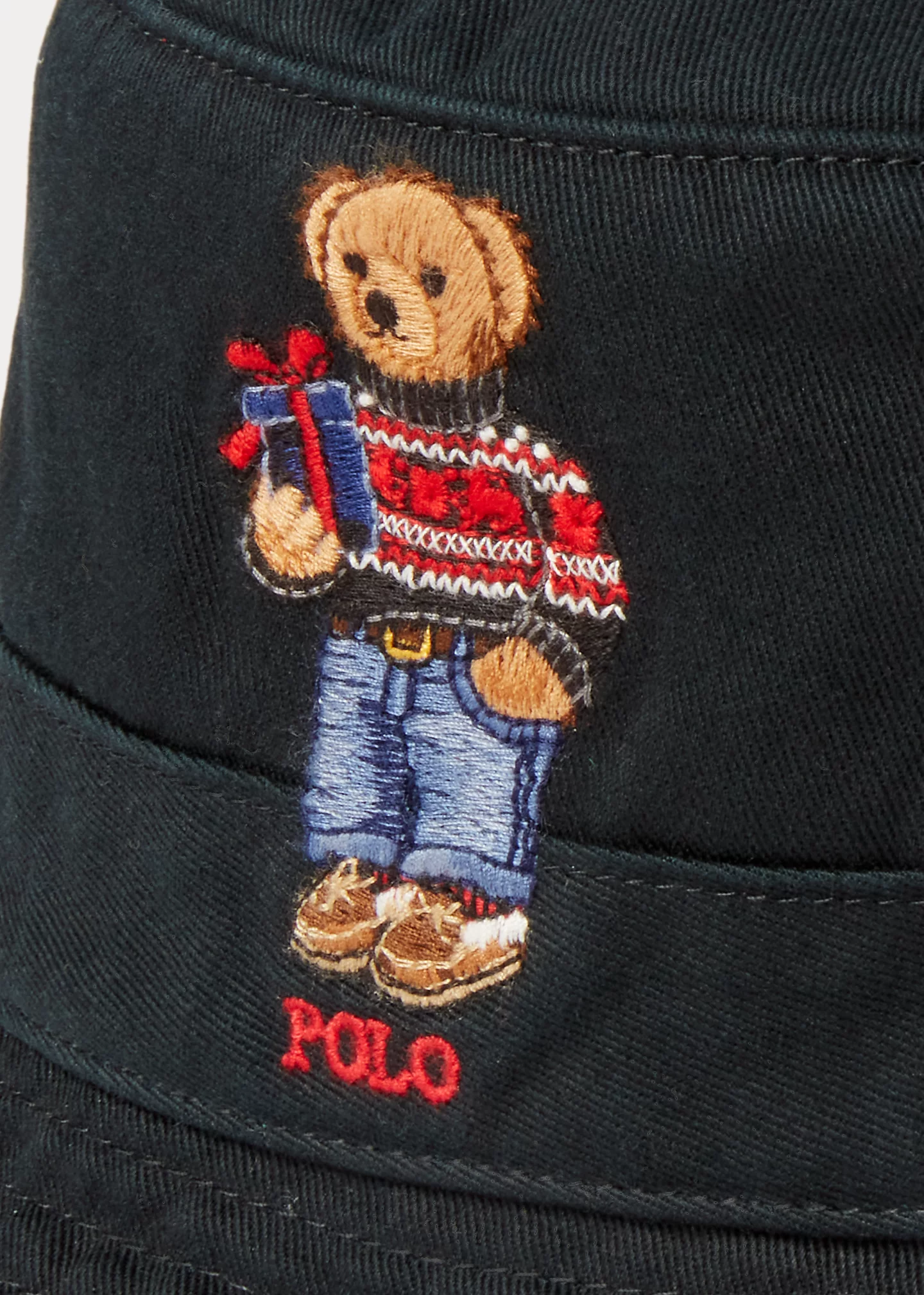 Polo Bear Twill Bucket Hat