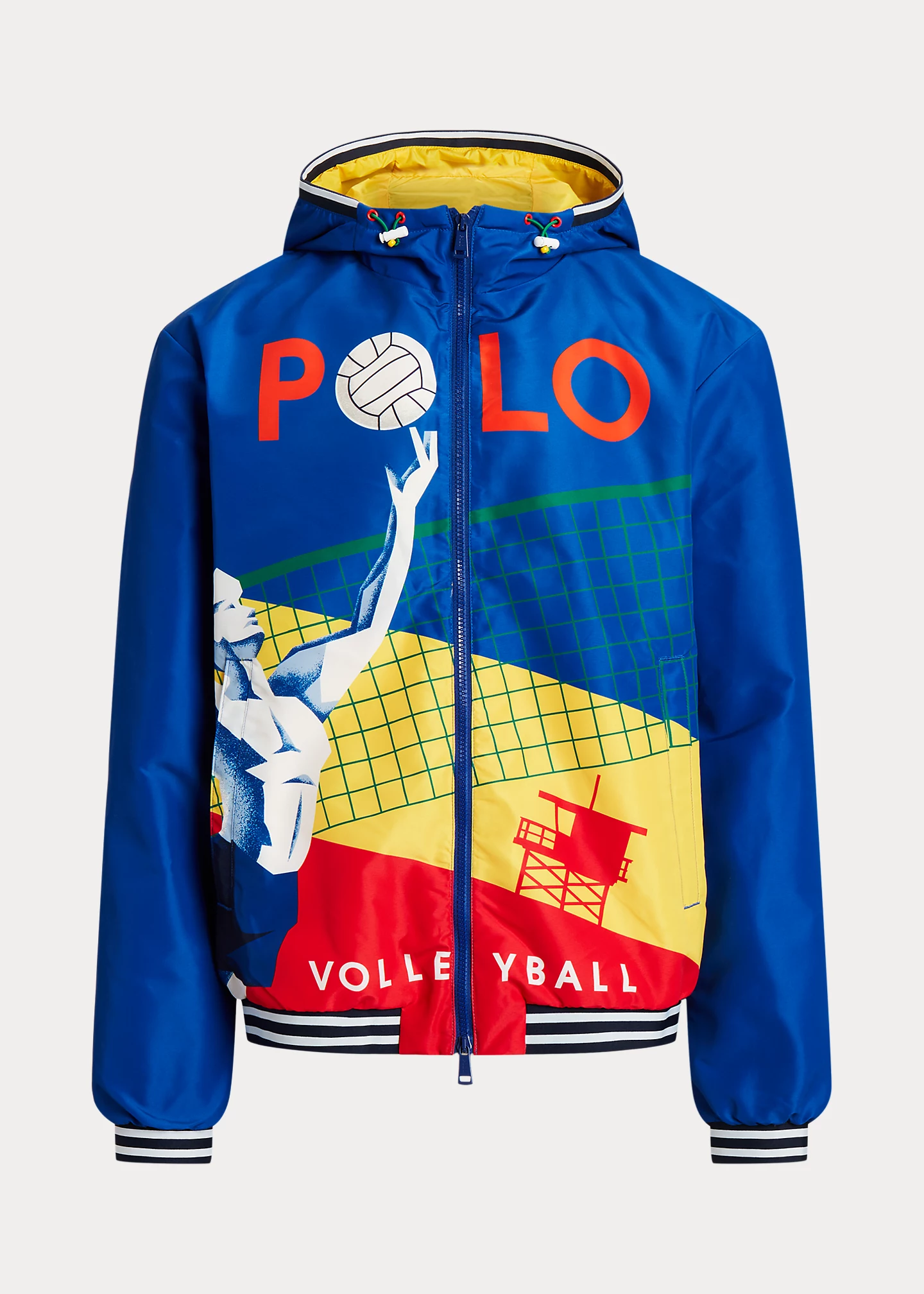 Graphic Hooded Jacket