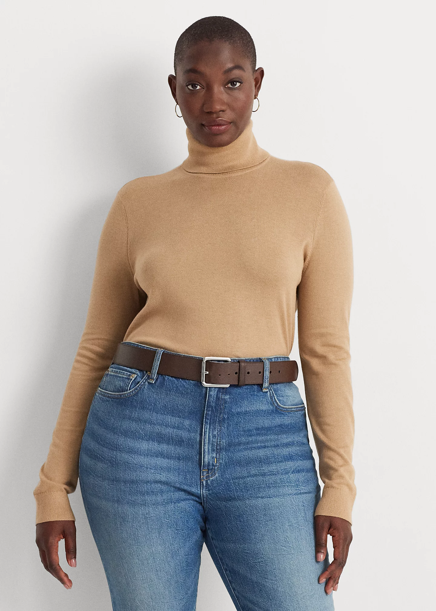 Silk-Blend Turtleneck