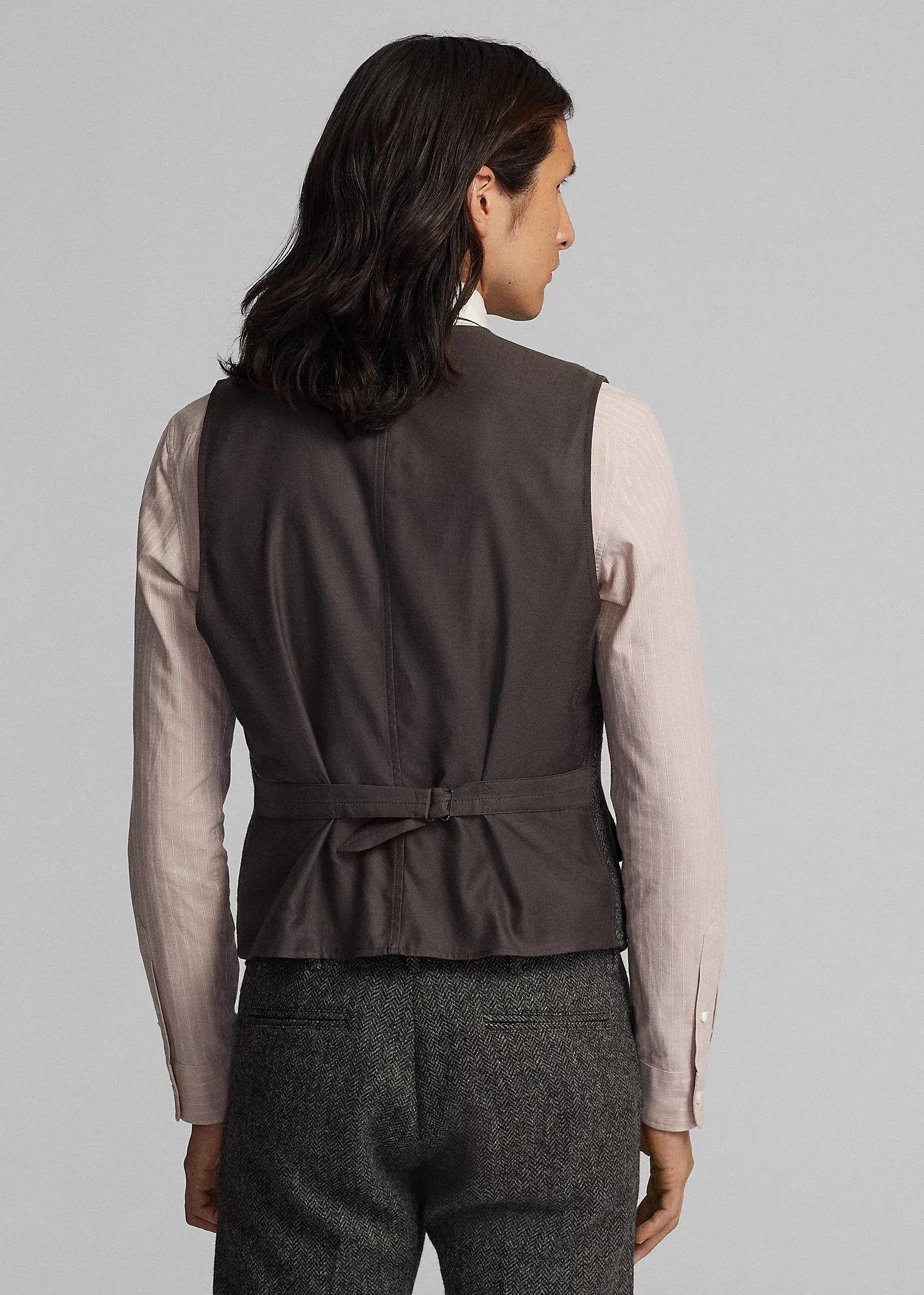 Wool Herringbone Vest