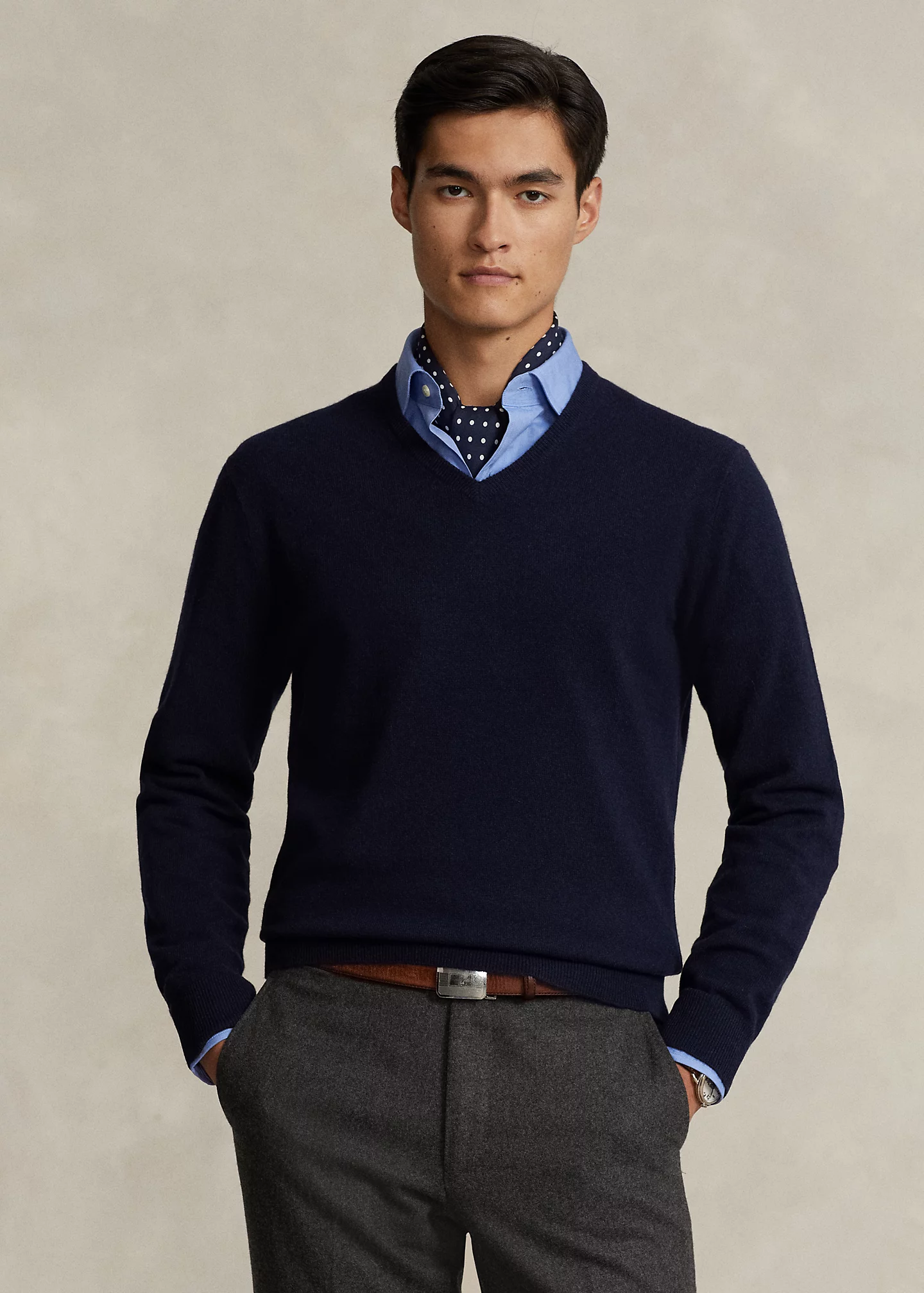Wool V-Neck Sweater