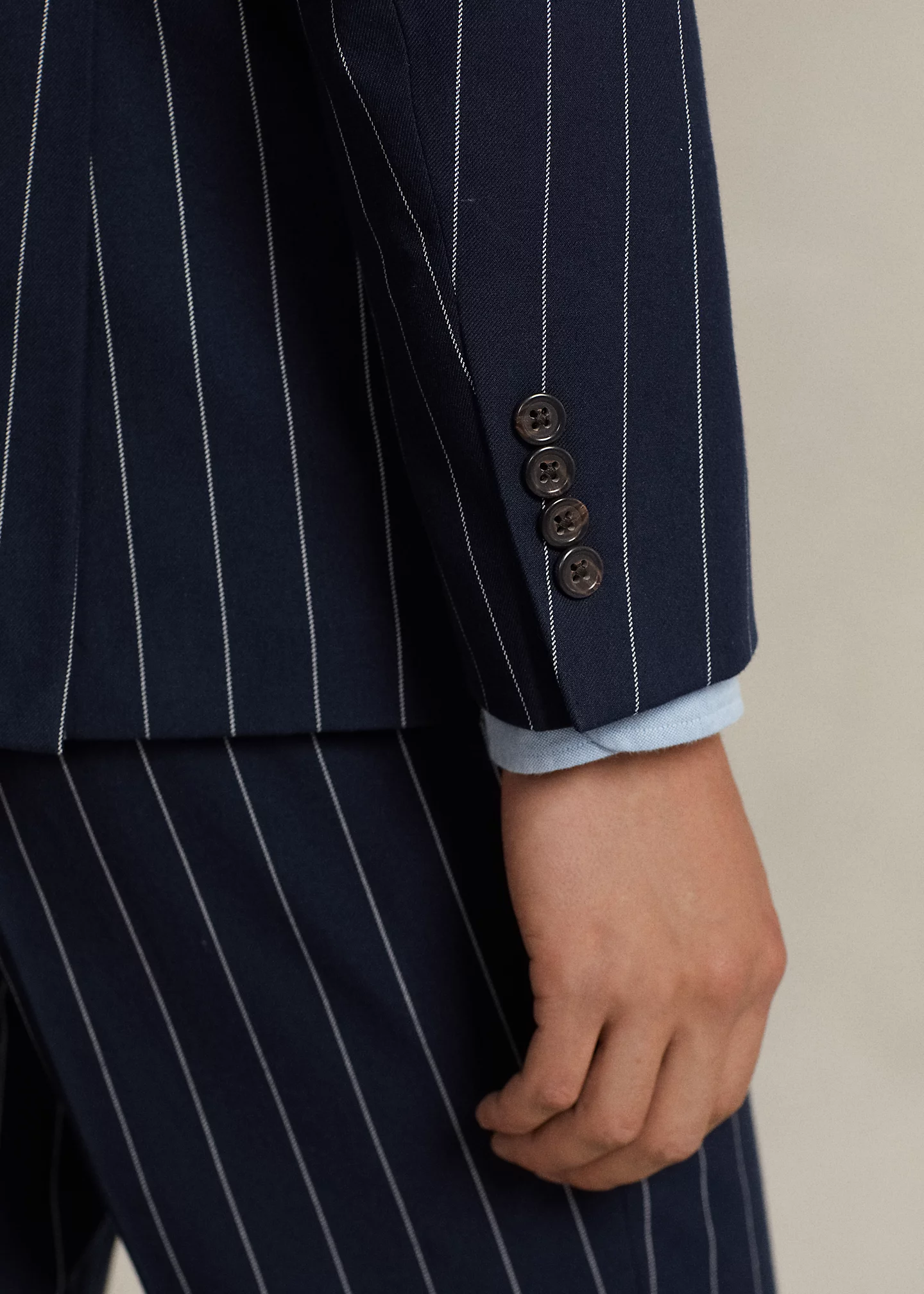Polo Soft Tailored Pinstripe Jacket