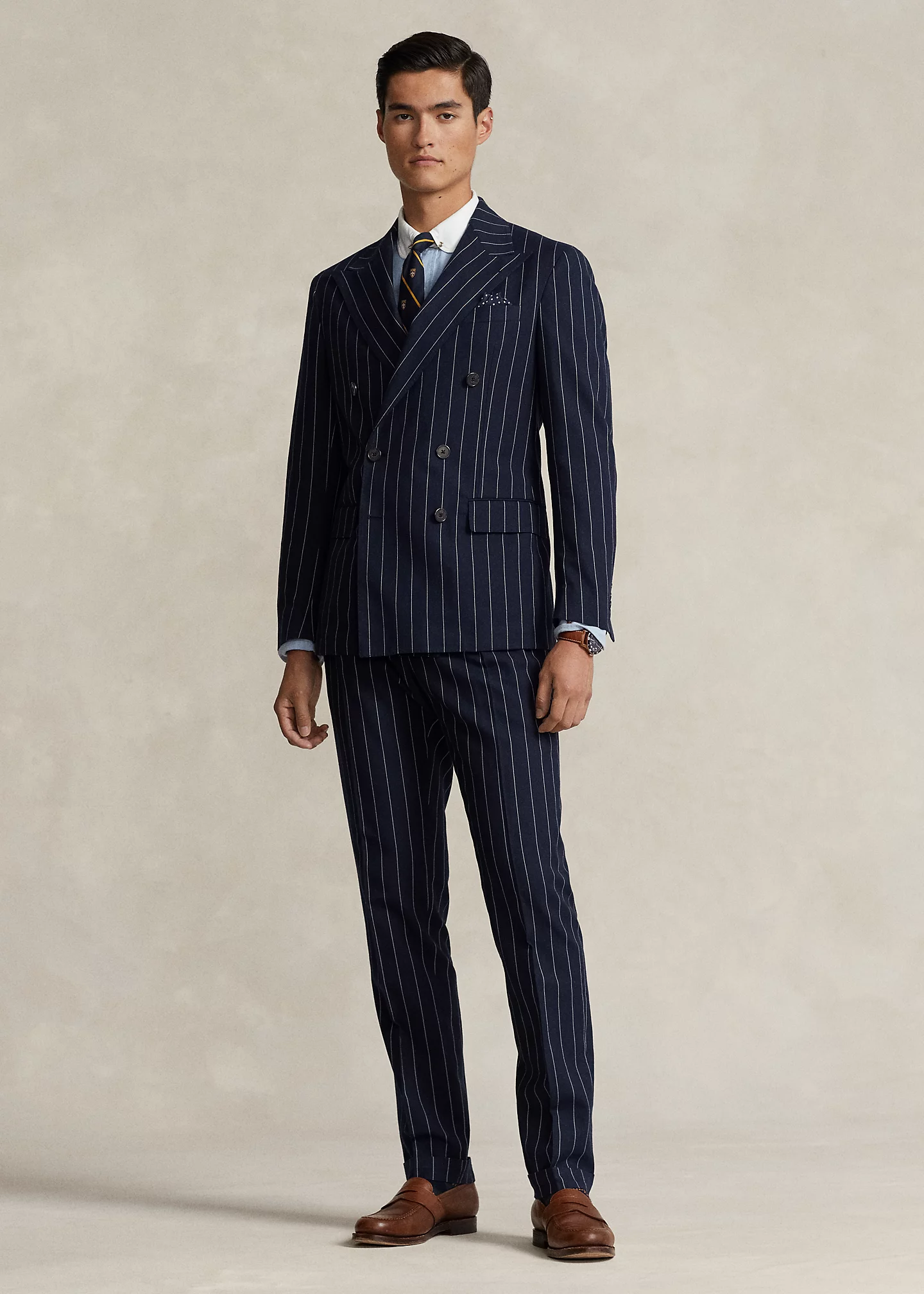 Polo Soft Tailored Pinstripe Jacket