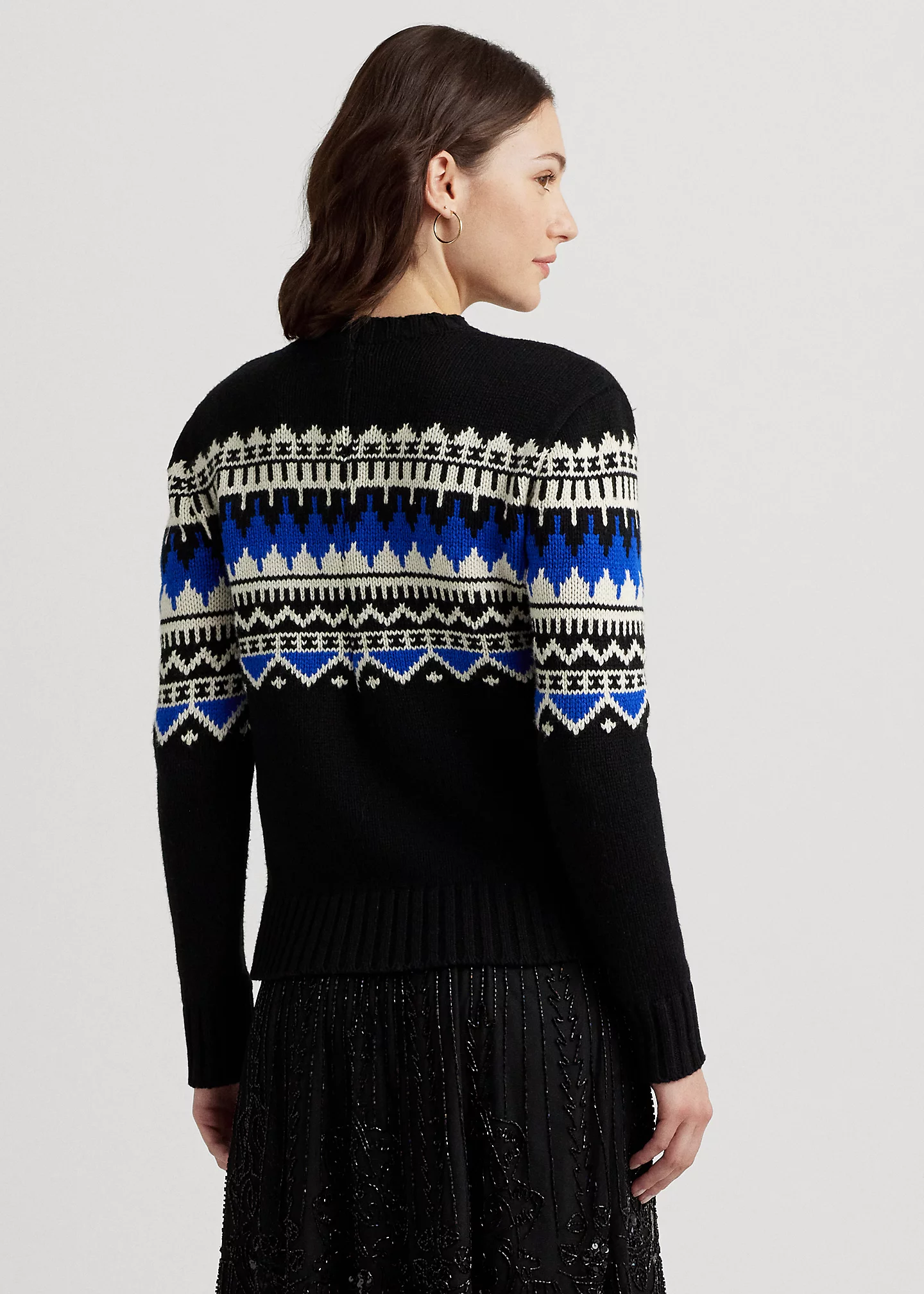 Fair Isle Wool-Blend Crewneck Sweater