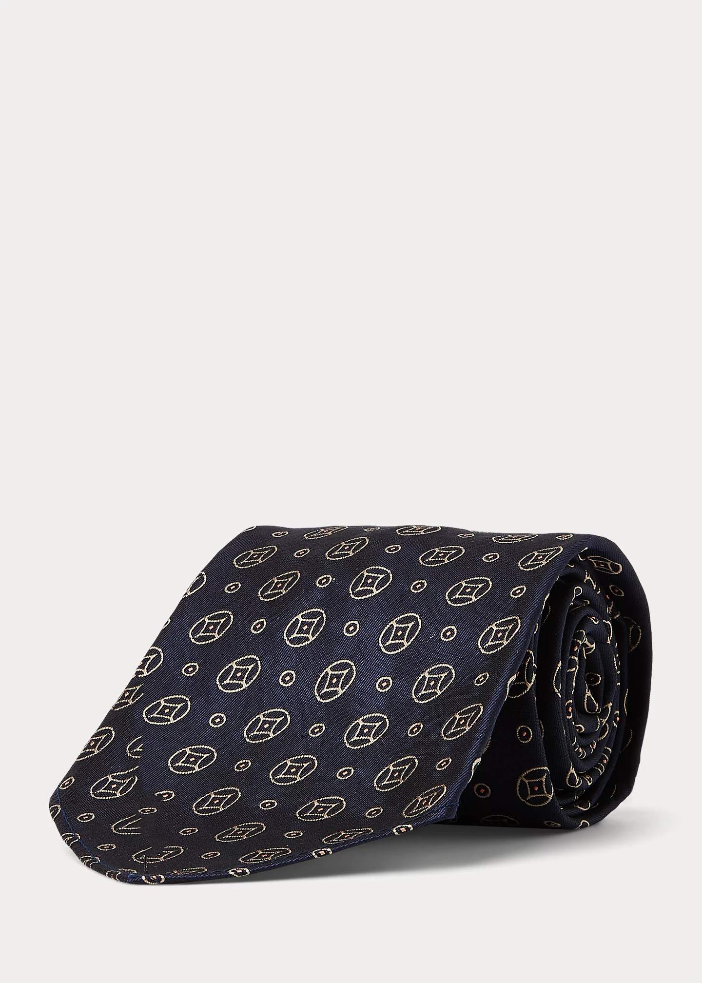Handmade Silk Brocade Foulard Tie