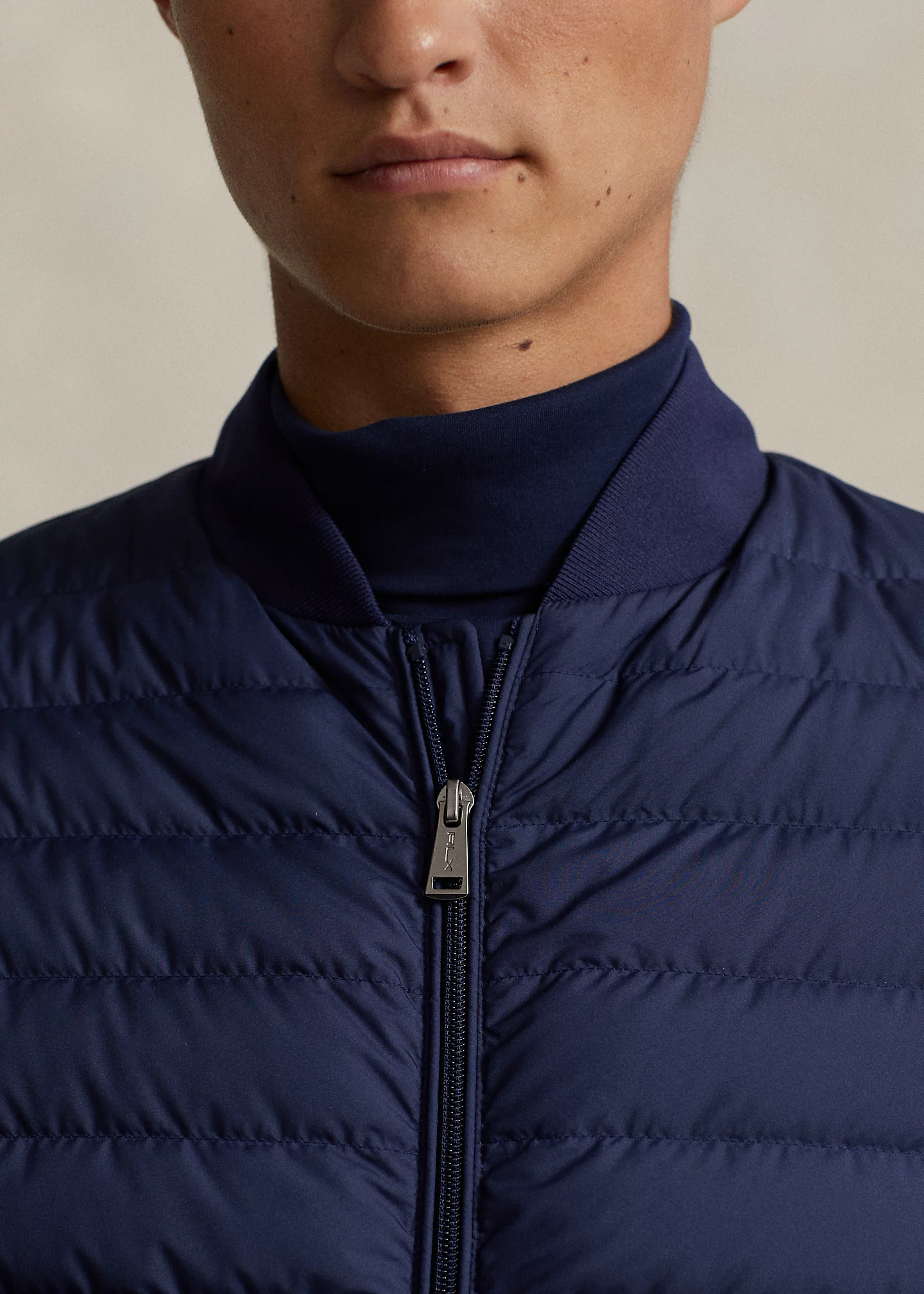Water-Repellent Down Bomber Jacket