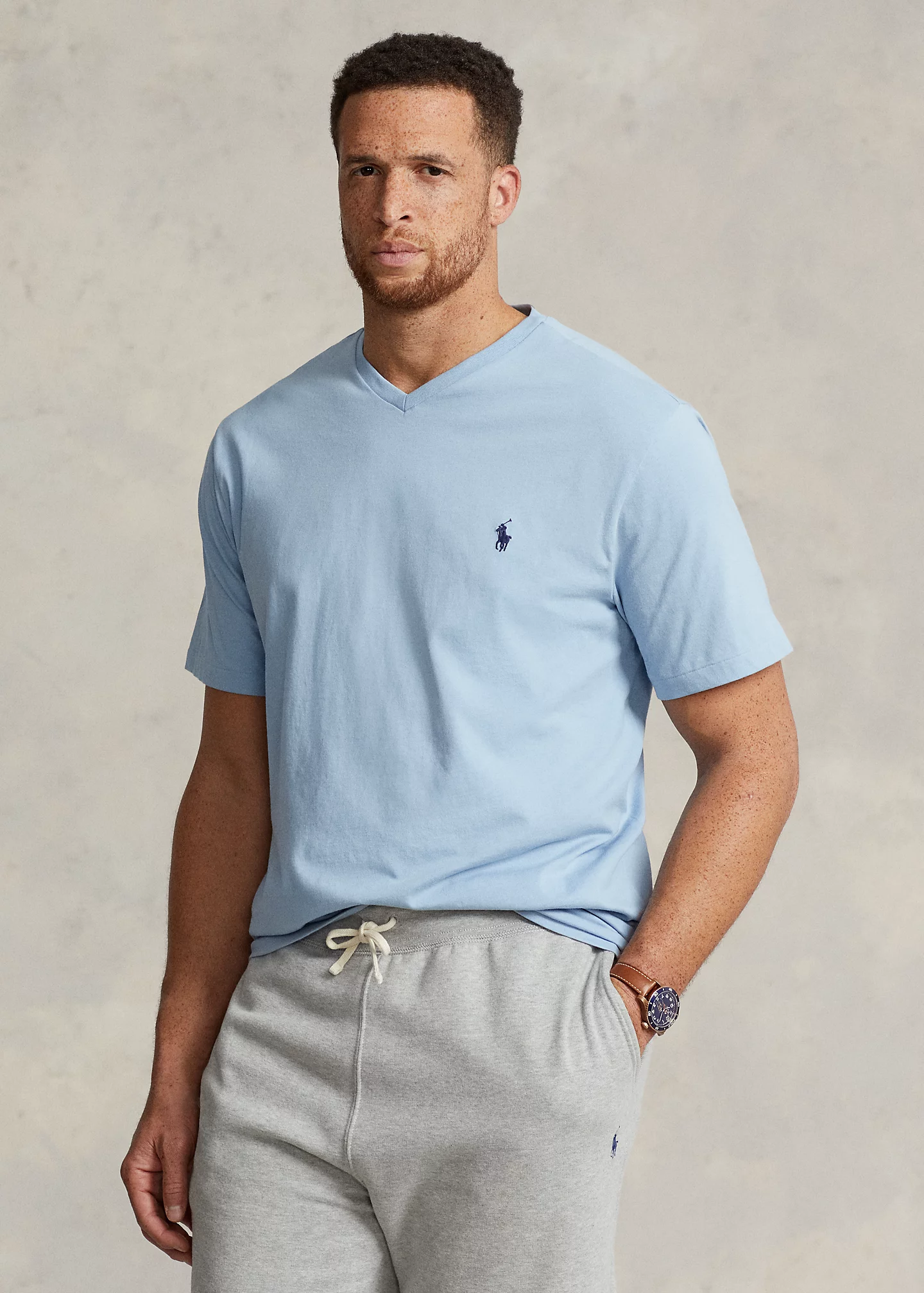 Jersey V-Neck T-Shirt