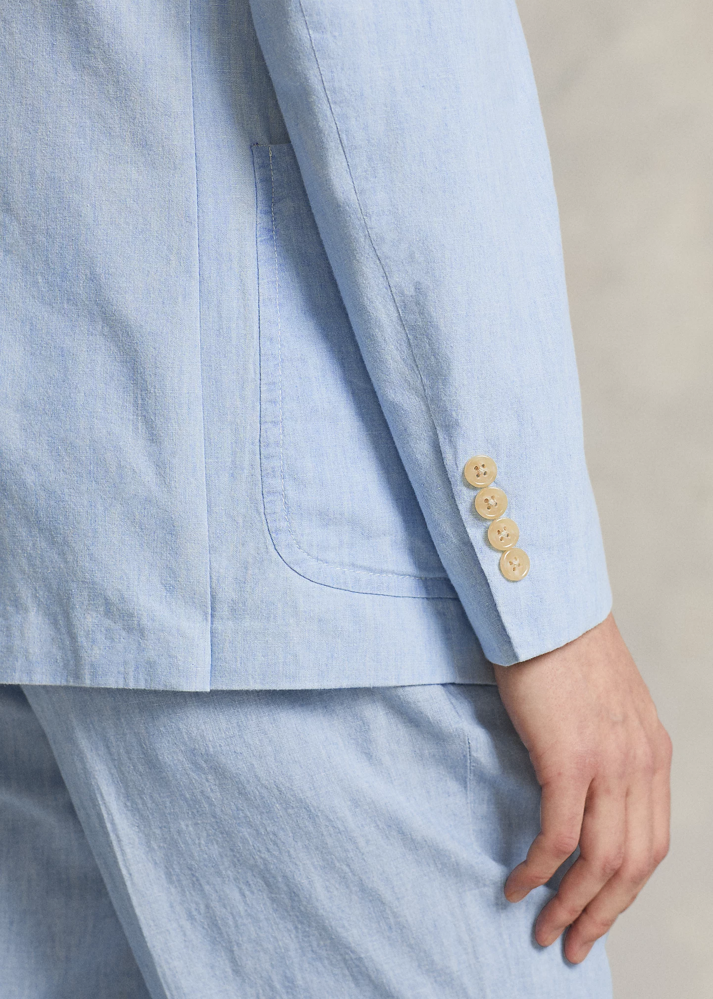 Polo Soft Tailored Chambray Suit Jacket