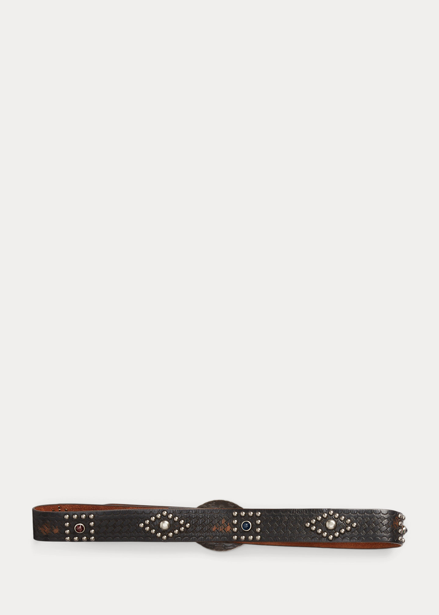 Studded Leather Belt