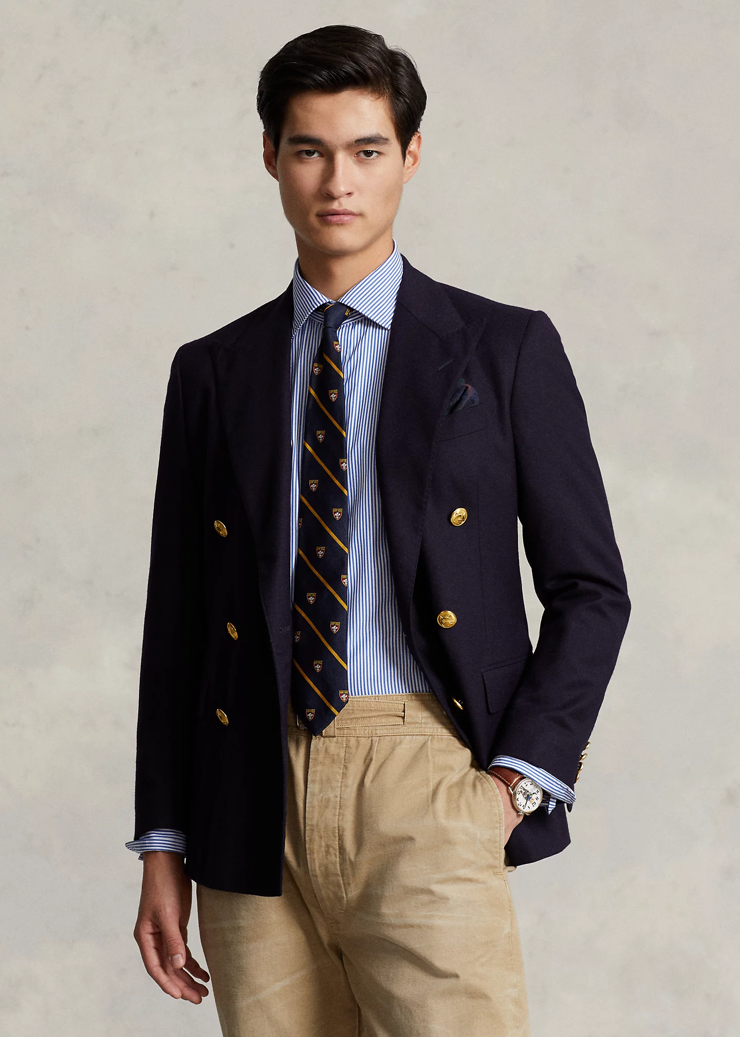 Regent Slim Fit Striped Poplin Shirt