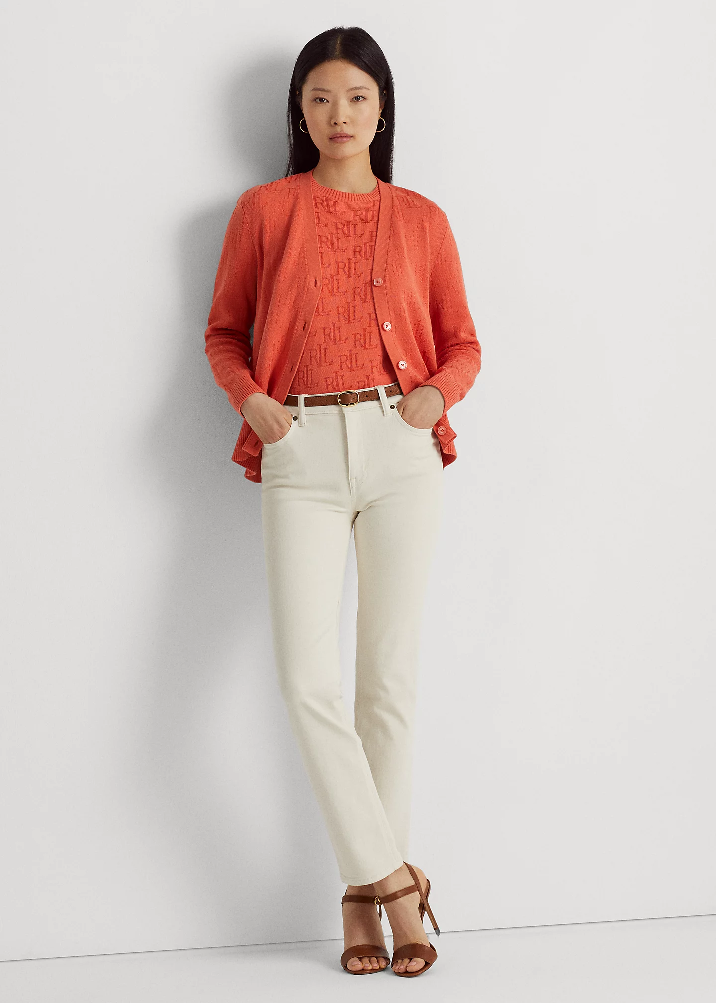 Monogram Jacquard Cardigan