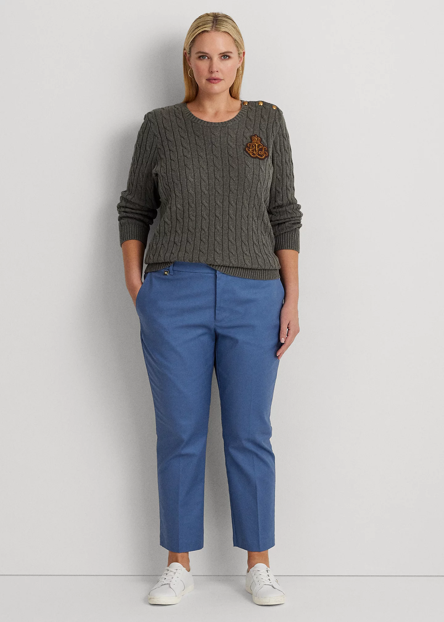 Double-Faced Stretch Cotton Pant