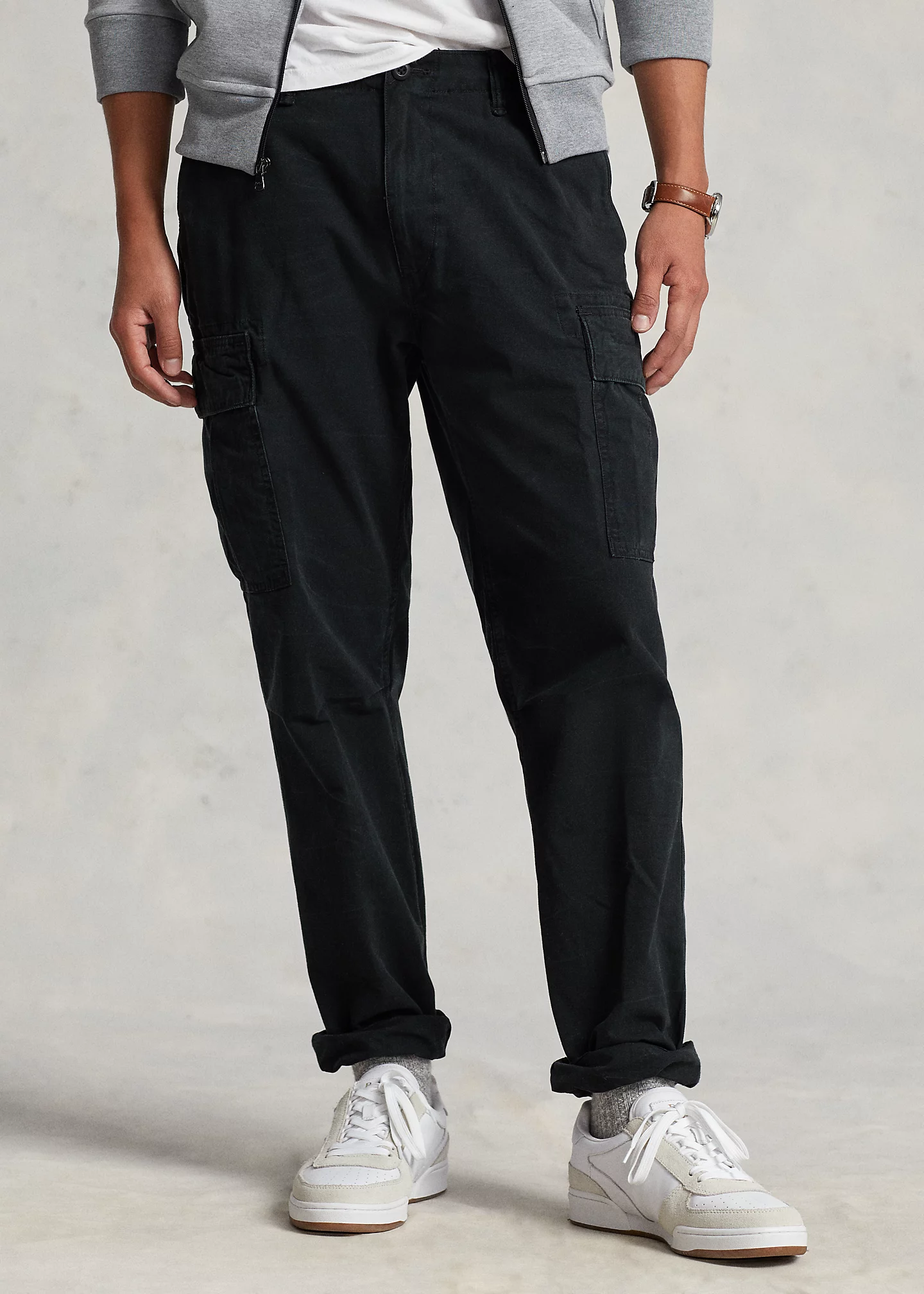 Relaxed Fit Canvas Cargo Pant