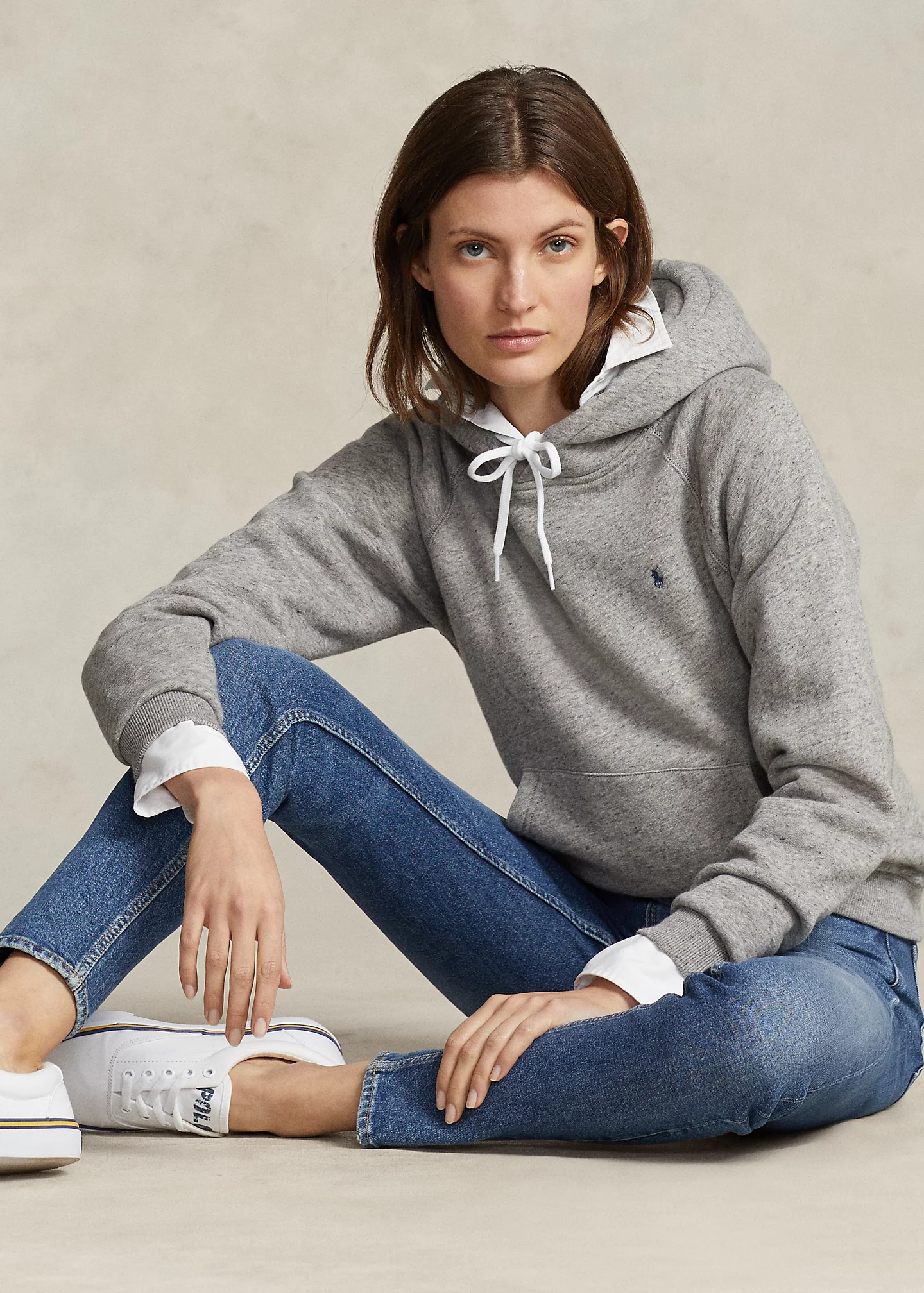 Shrunken Fit Fleece Hoodie