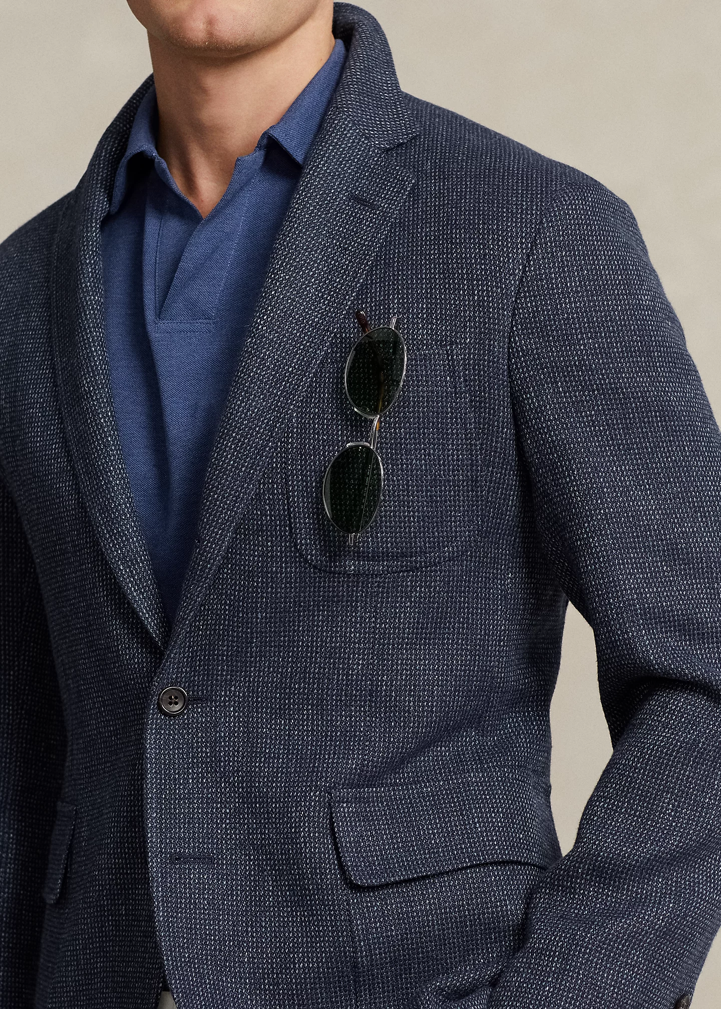 Polo Soft Tailored Linen-Wool Sport Coat