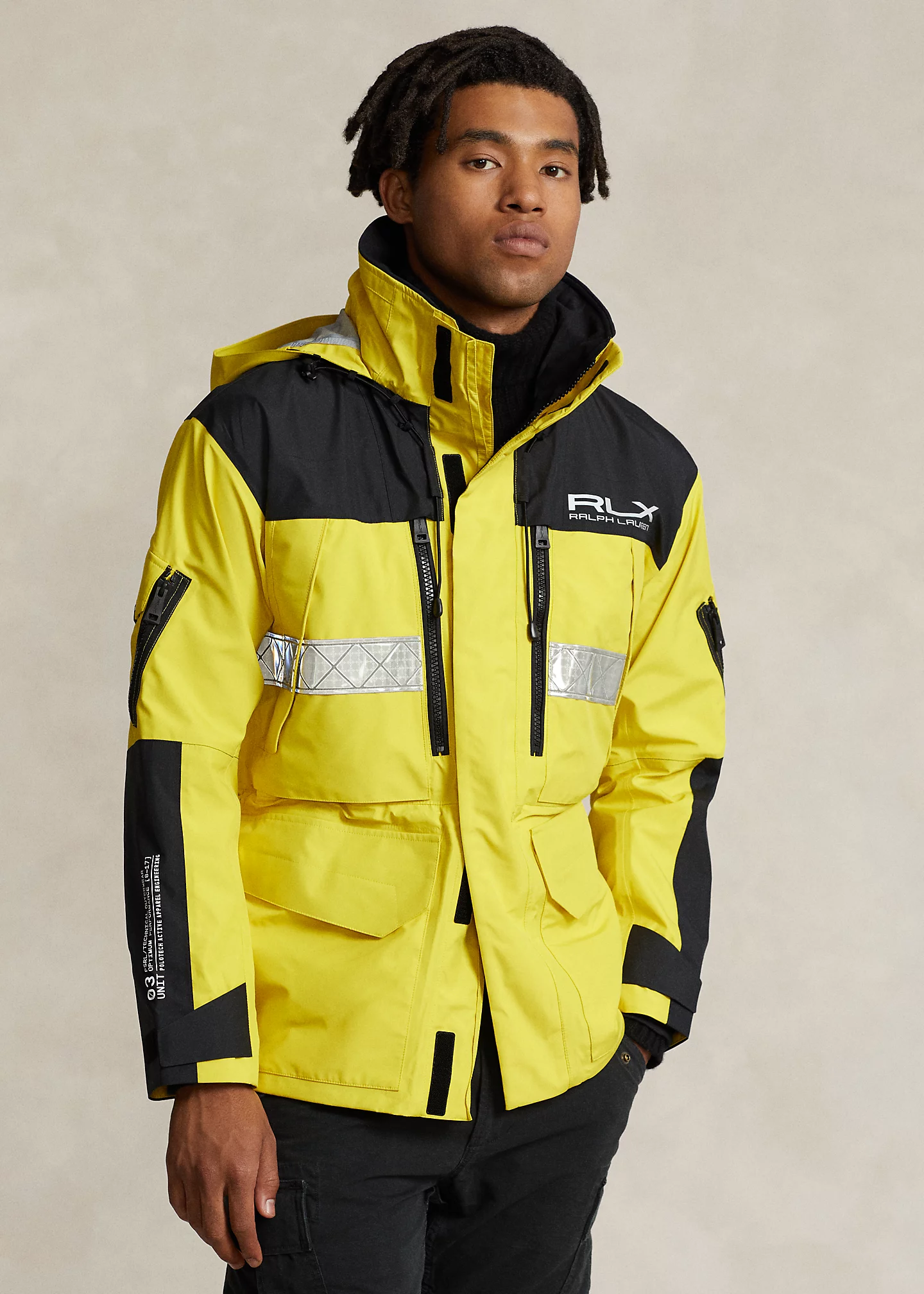 Water-Repellent Hooded Jacket