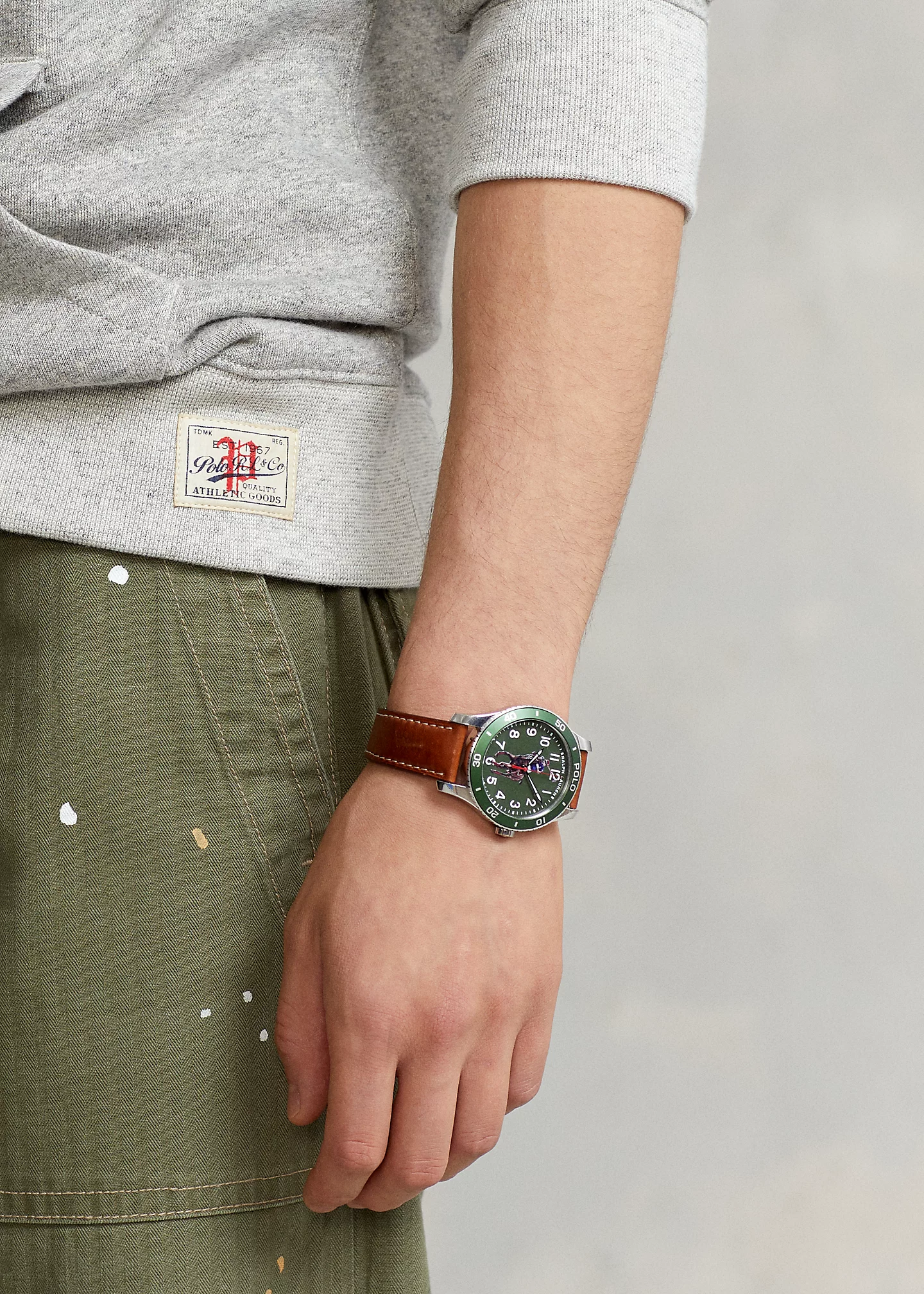 Garment-Dyed Fleece Hoodie