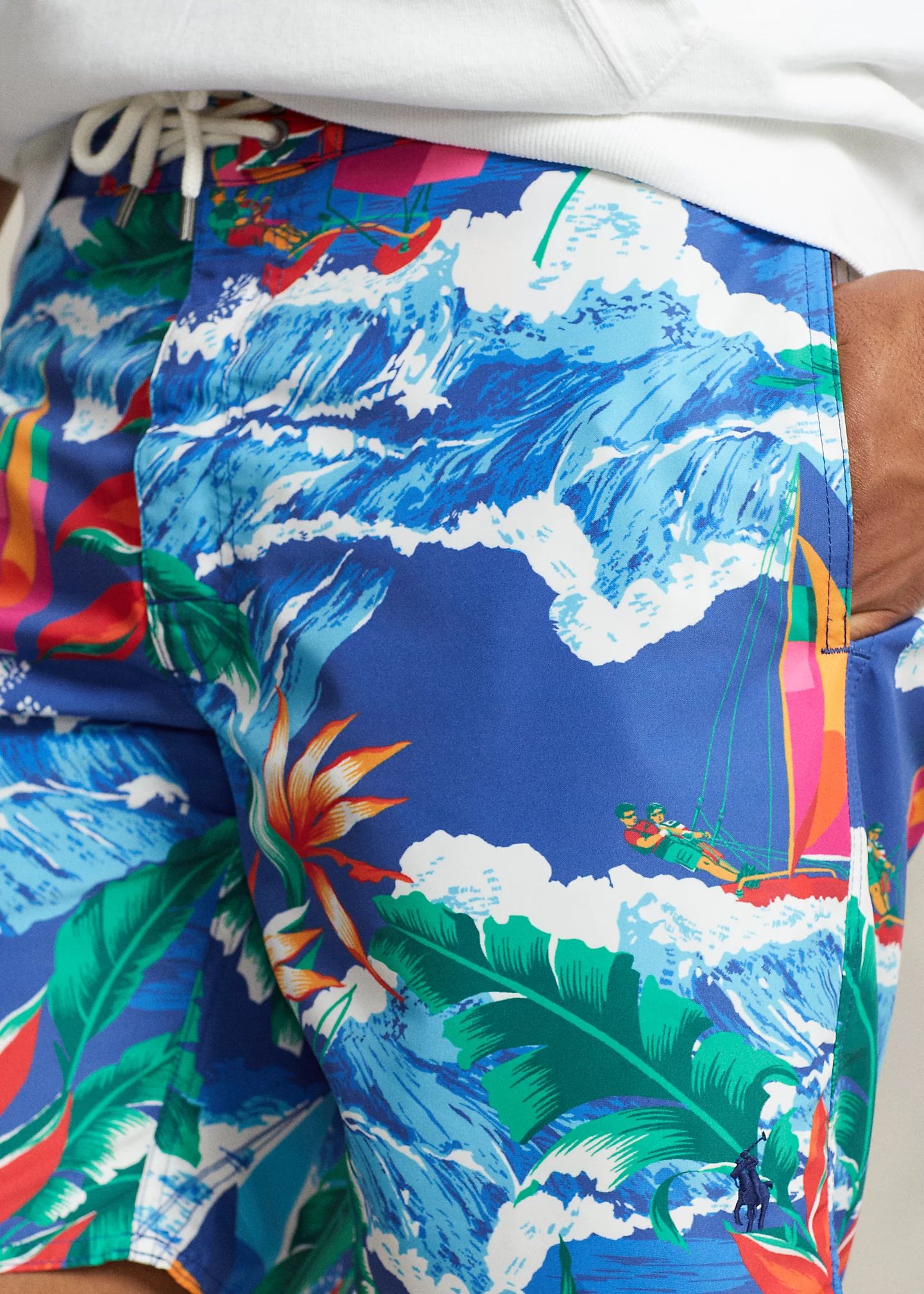 7.25-Inch Hoffman Print Swim Trunk