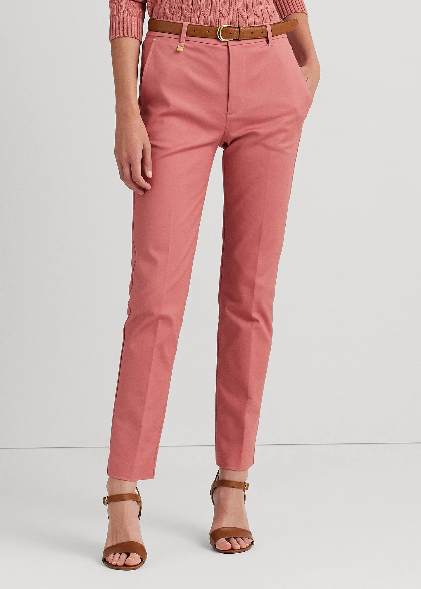 Double-Faced Stretch Cotton Pant