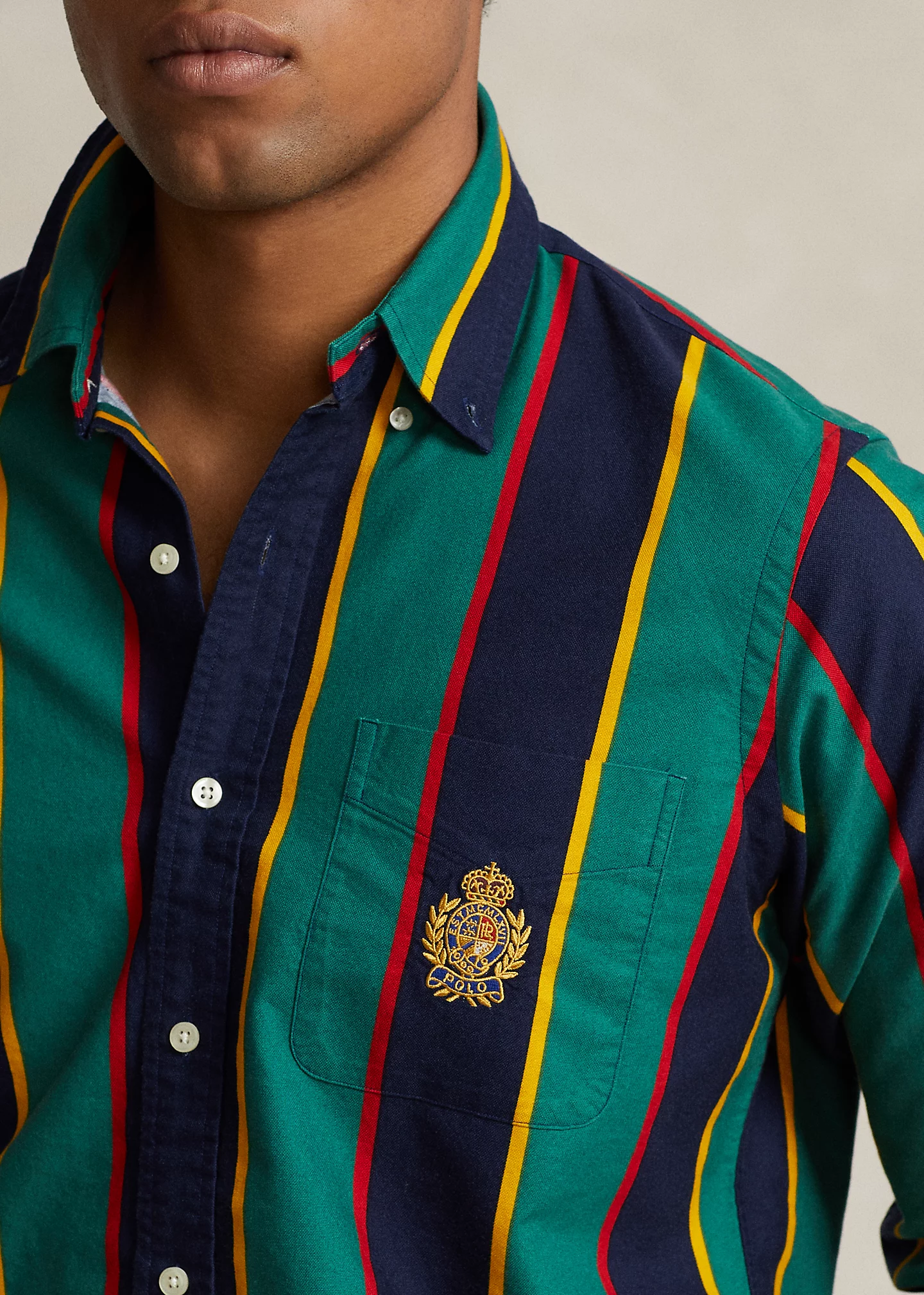 Classic Fit Polo Crest Oxford Shirt