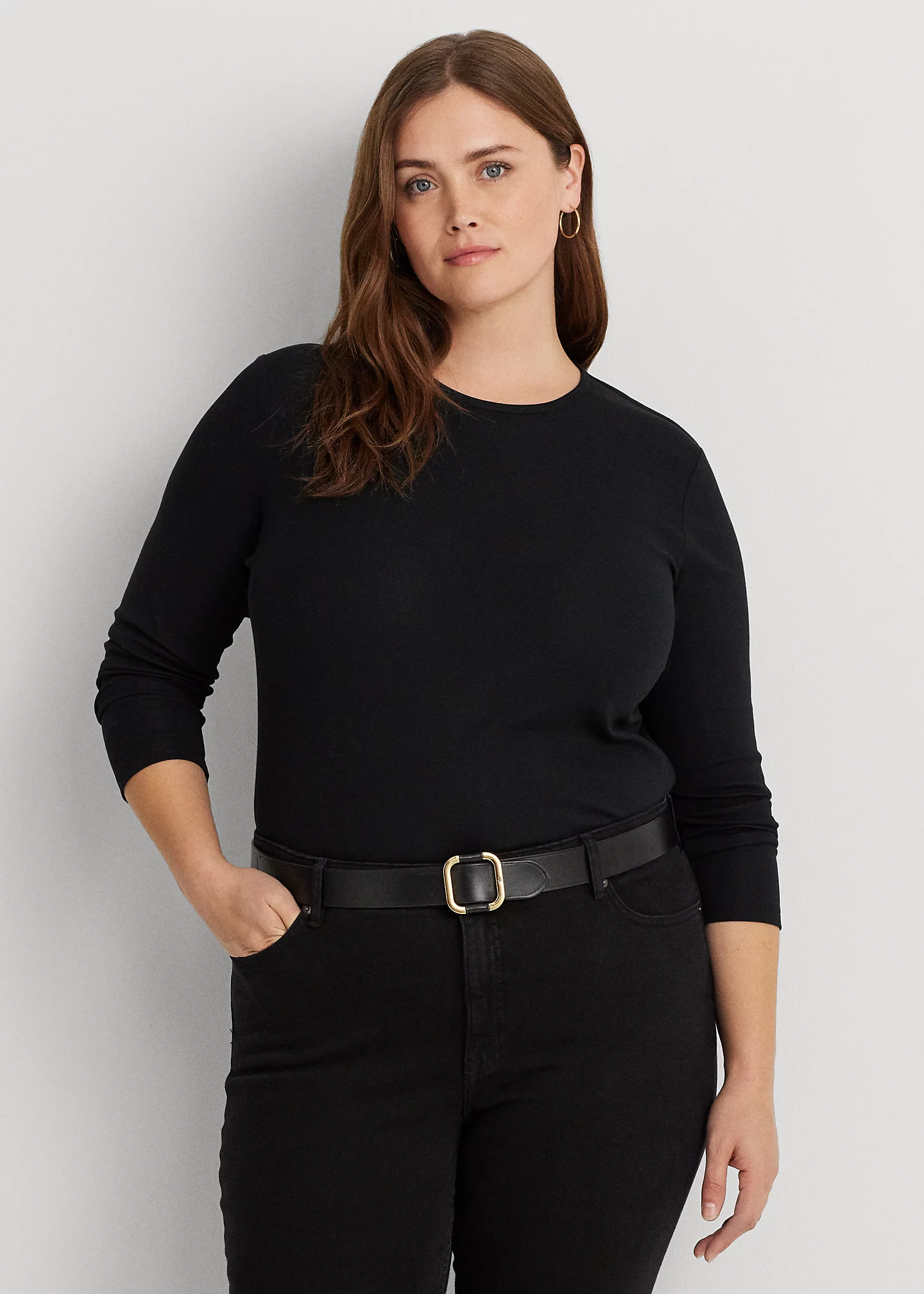 Stretch Long-Sleeve Tee