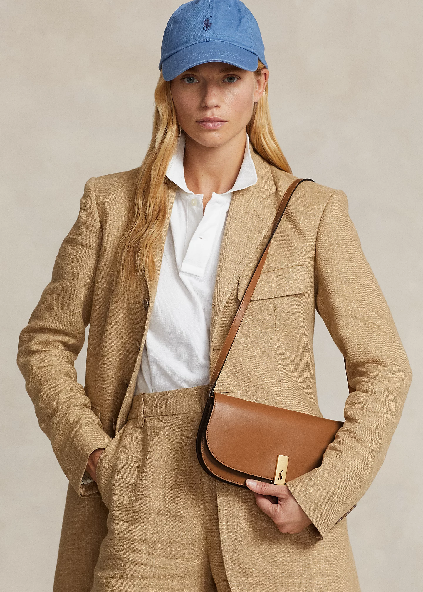 Polo ID Medium Leather Clutch-Bag