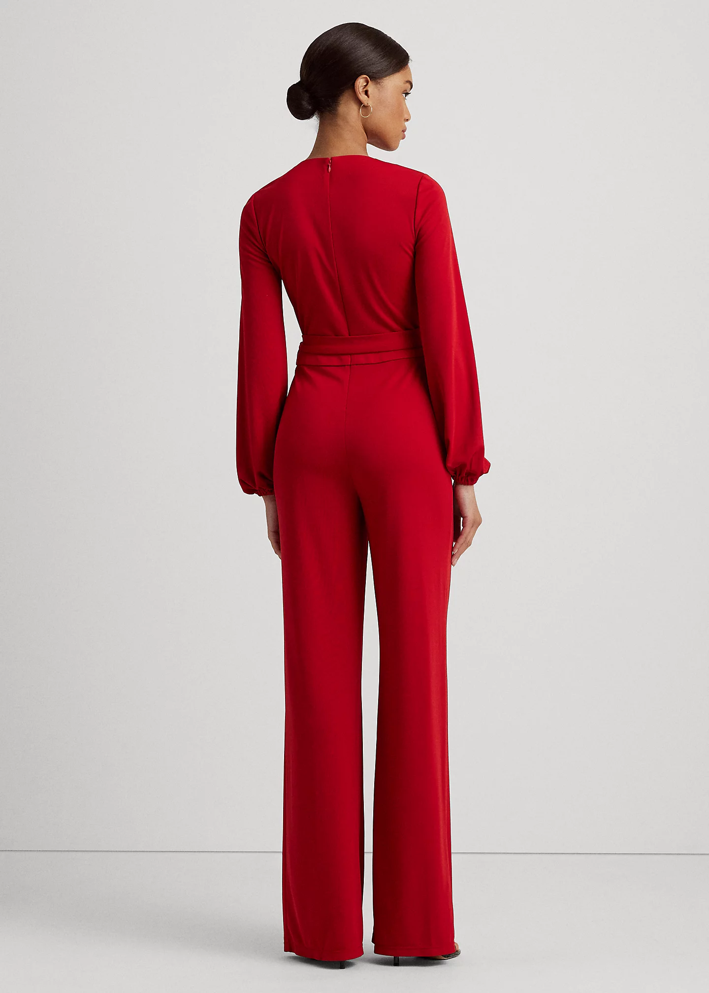 Logo-Trim Jersey Wide-Leg Jumpsuit