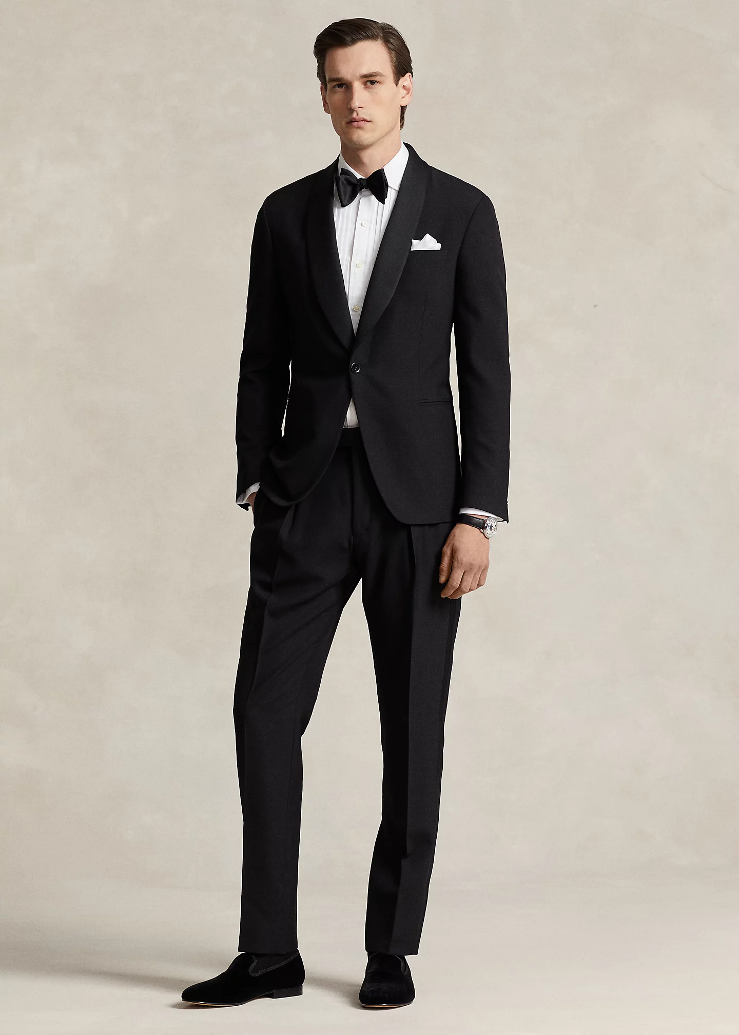 Polo Wool Barathea Shawl Tuxedo