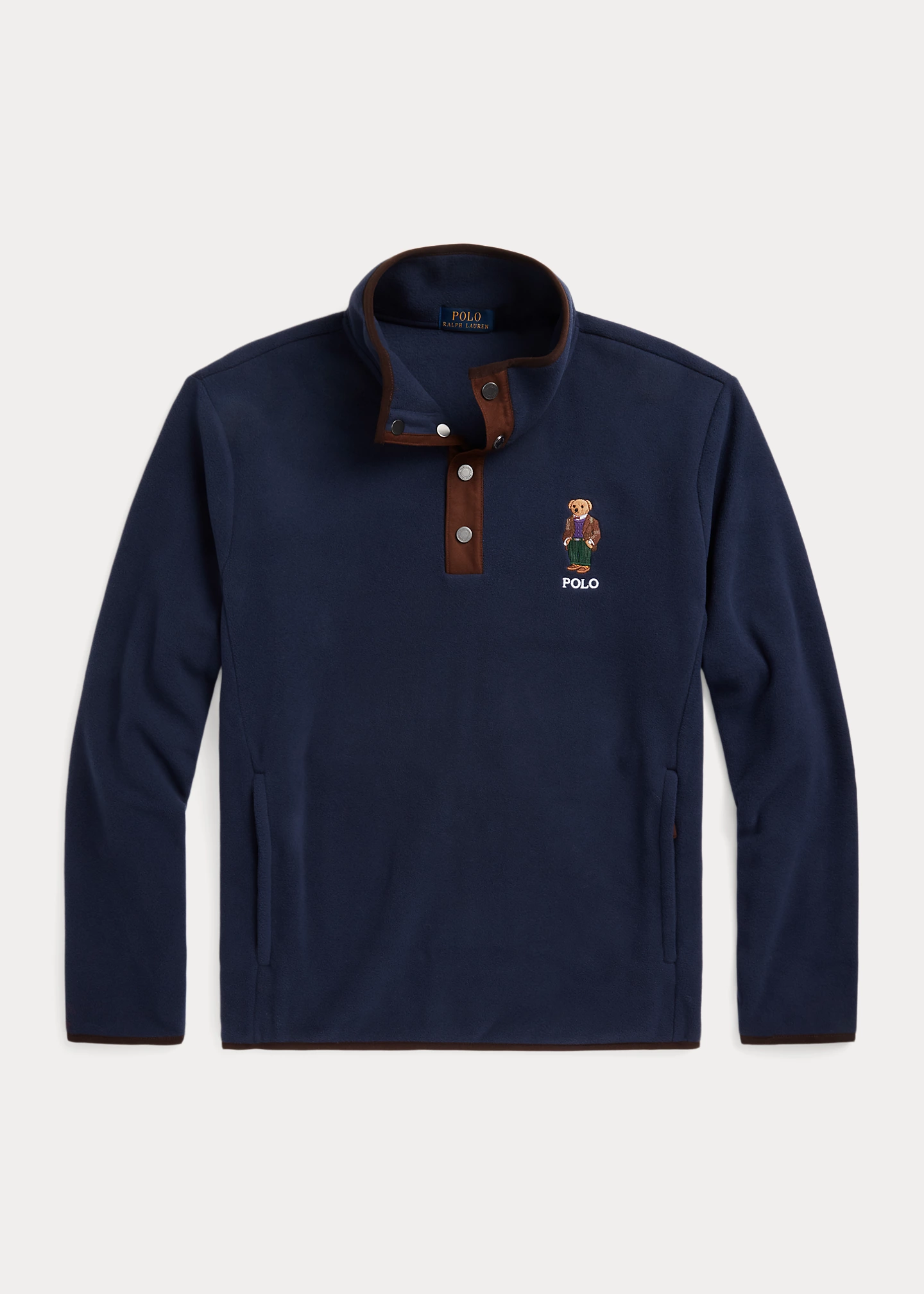 Polo Bear Brushed Fleece Pullover