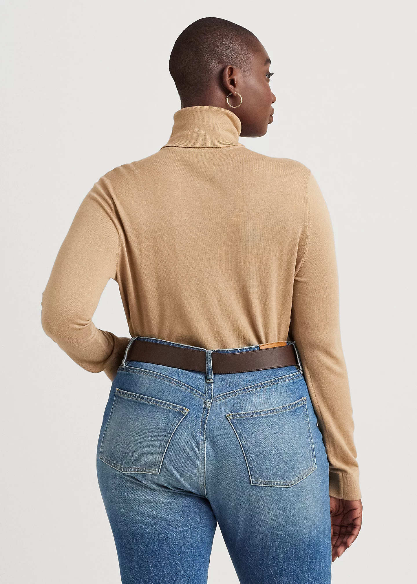 Silk-Blend Turtleneck
