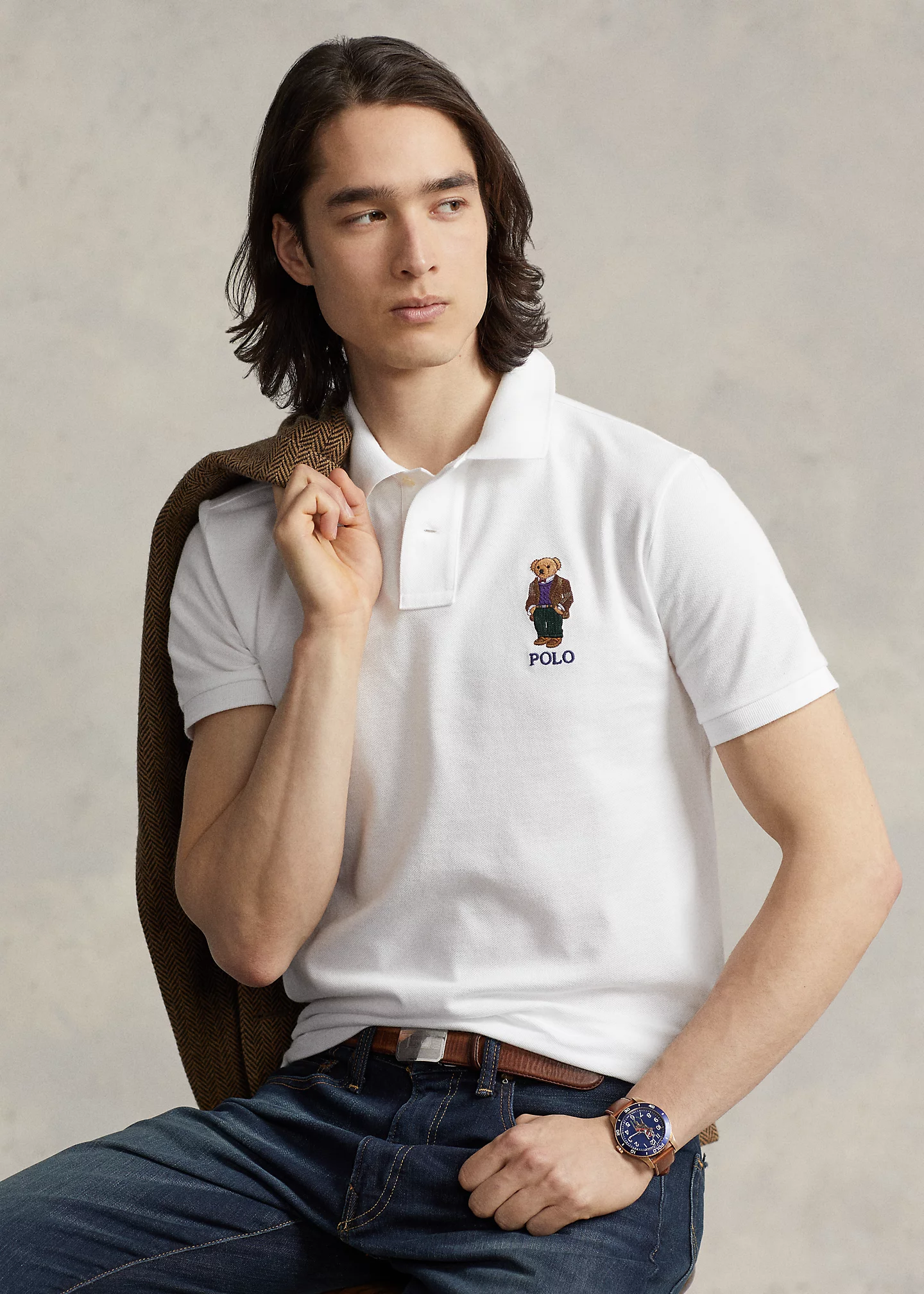 Custom Slim Fit Polo Bear Polo Shirt