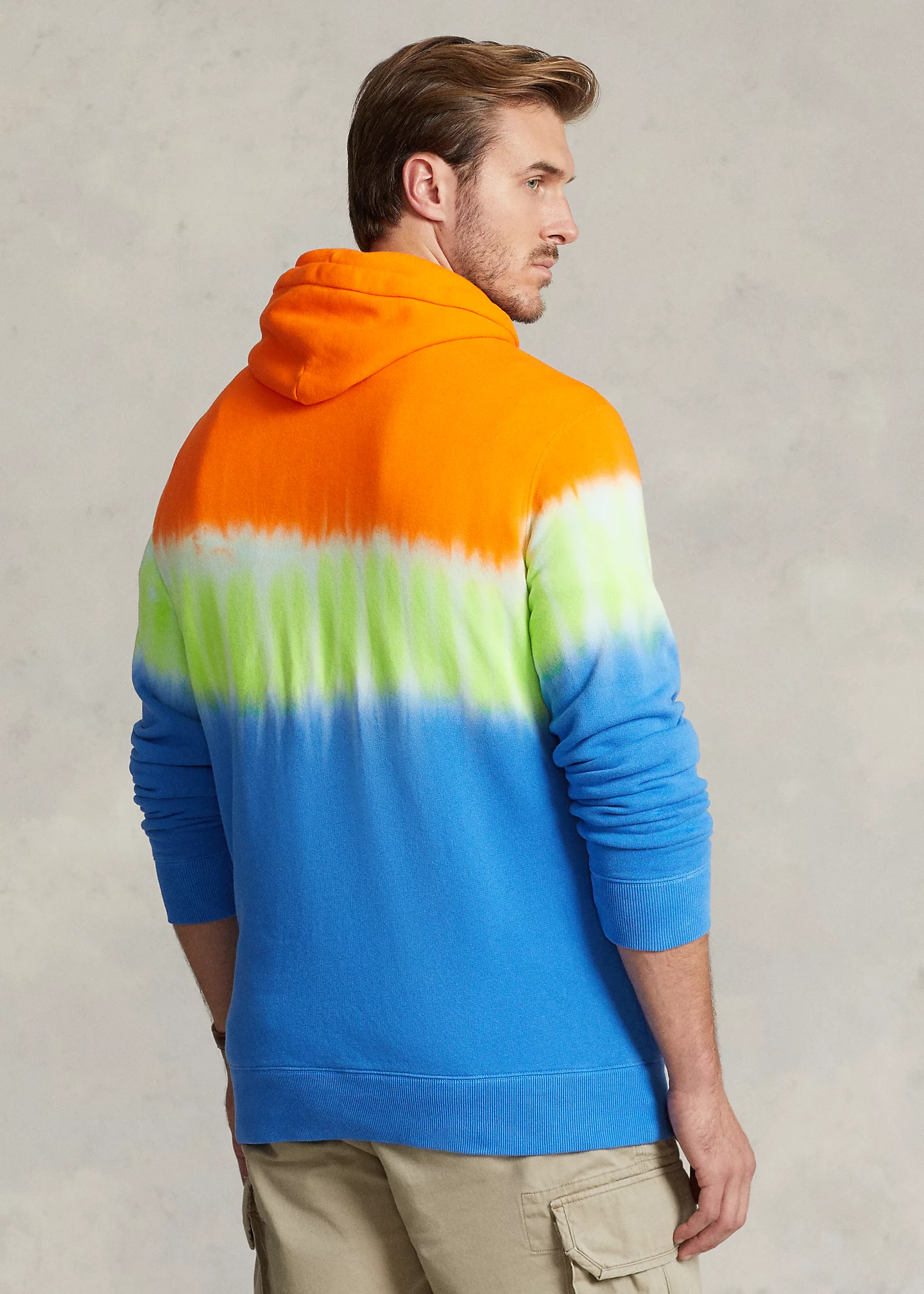 Polo Bear Tie-Dye Fleece Hoodie