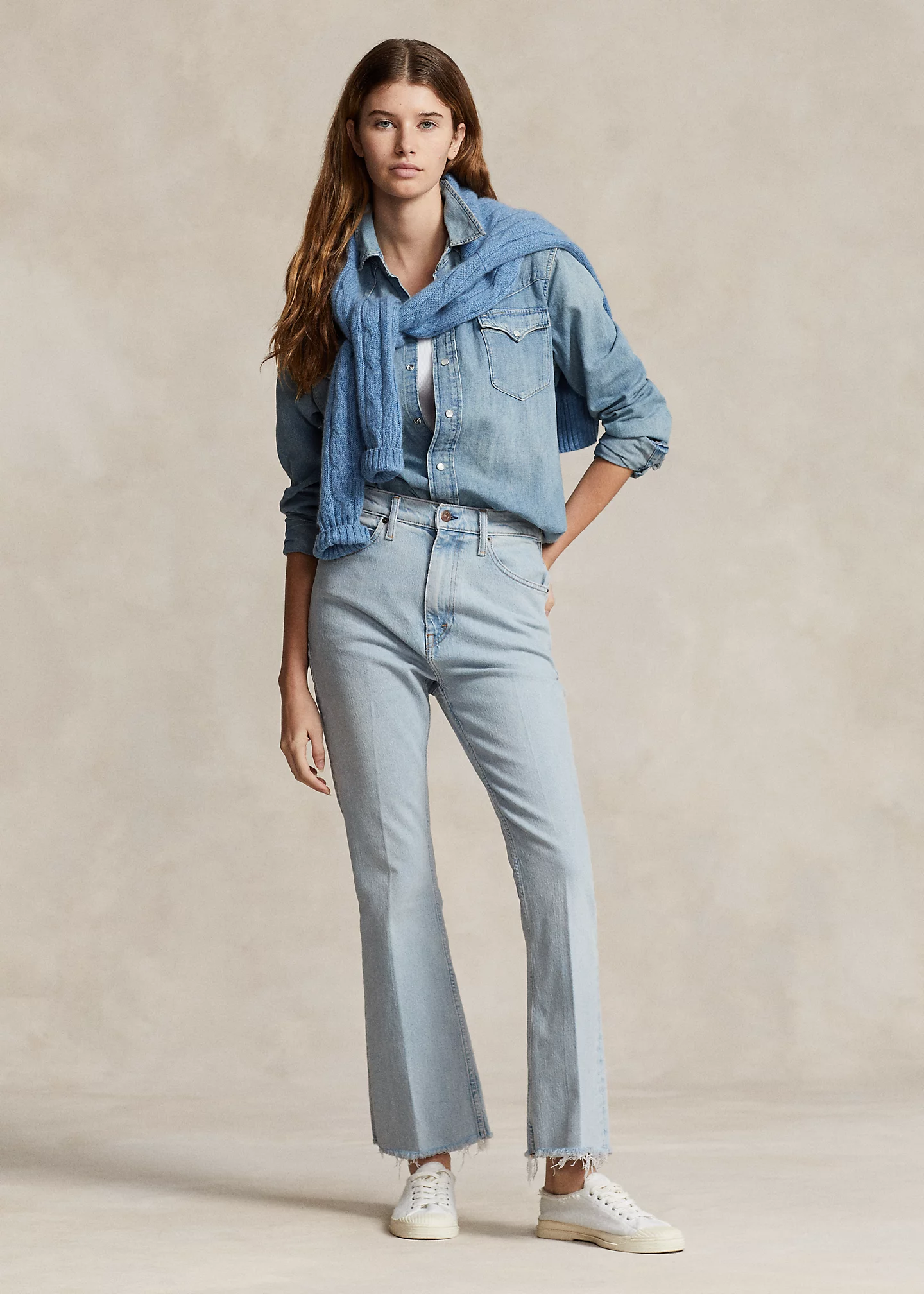 Sharona Flare Crop Jean