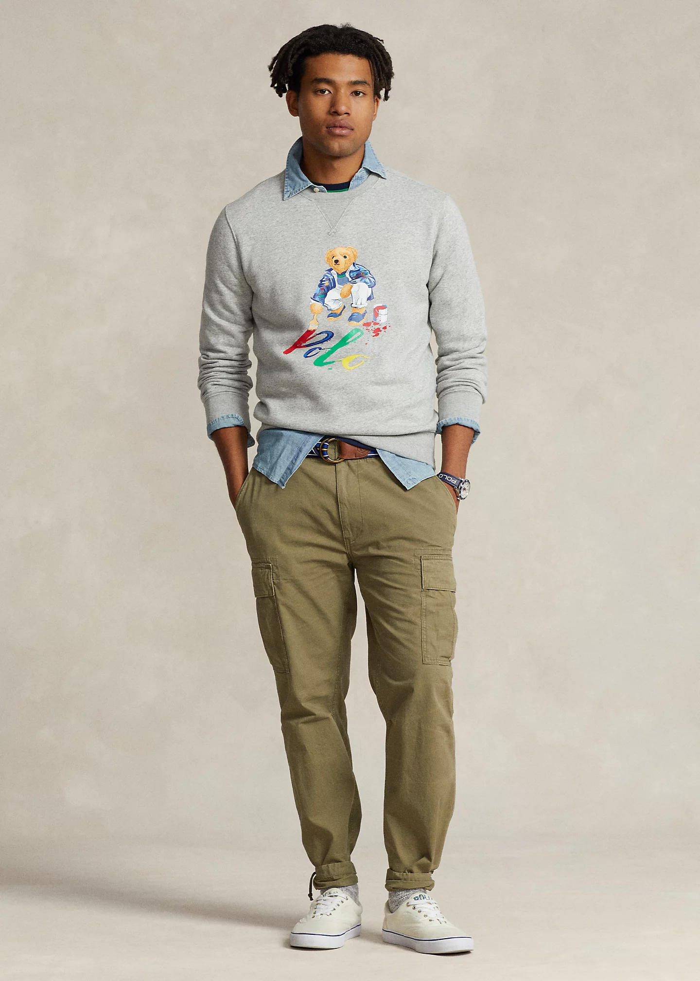 Polo Bear Fleece Sweatshirt