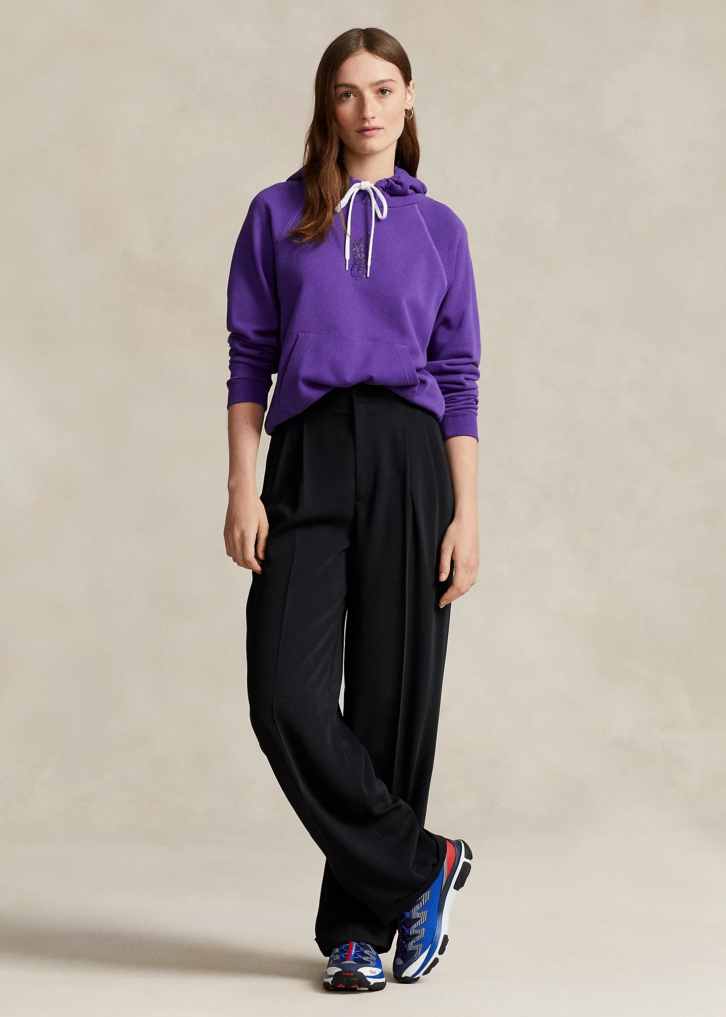 Shrunken Fit Big Pony Hoodie