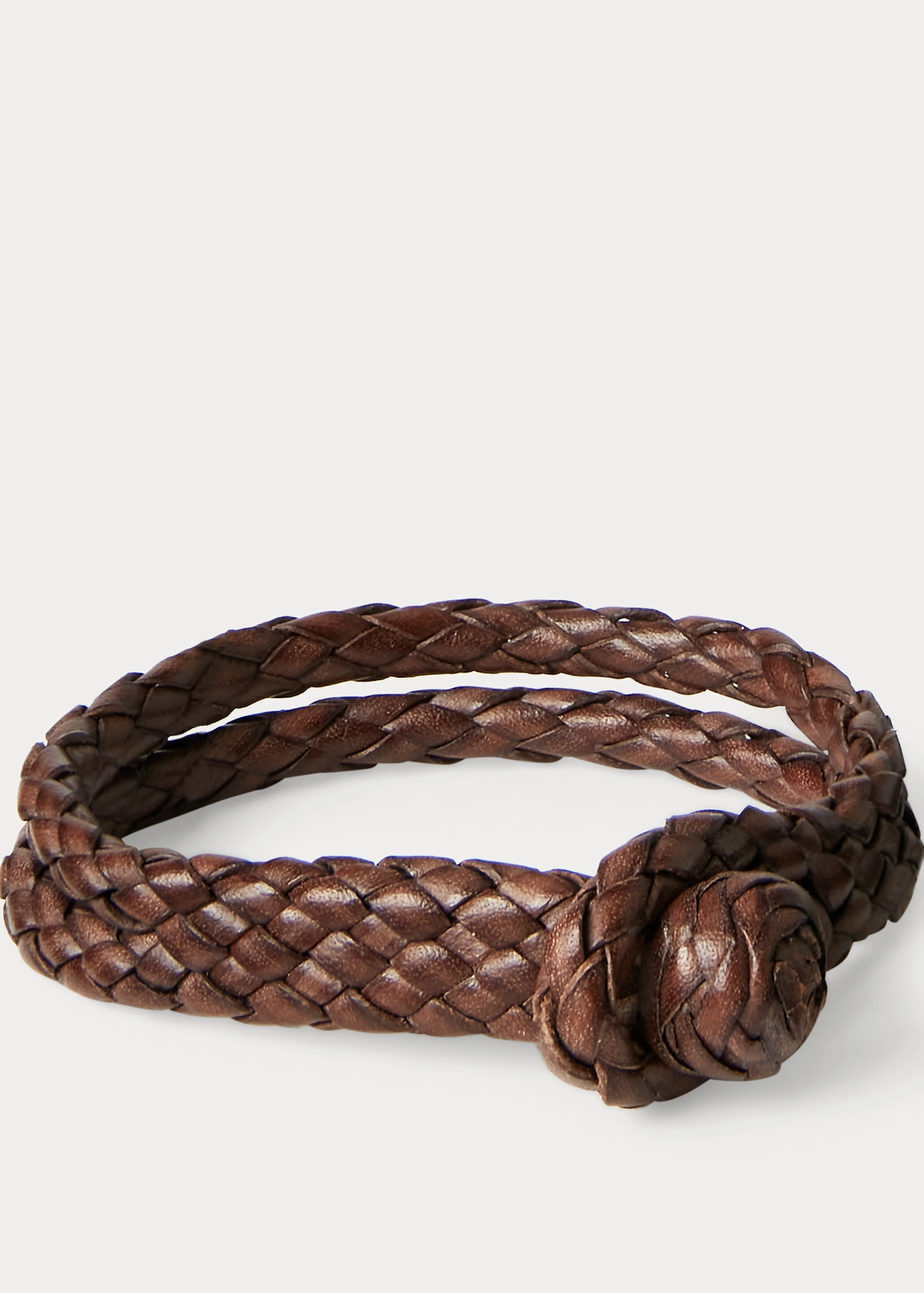 Hand-Braided Leather Bracelet