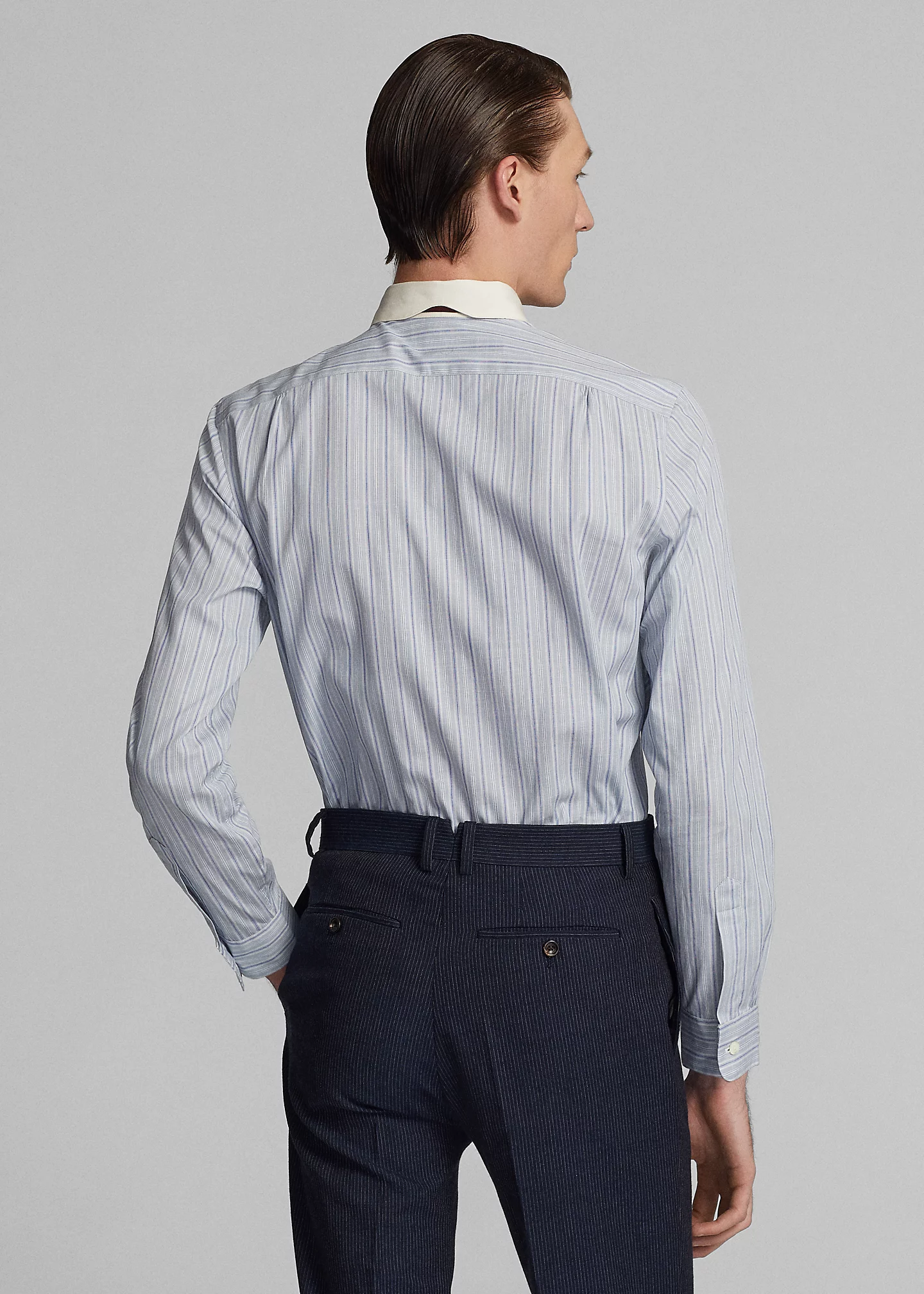 Slim Fit Striped Woven Shirt