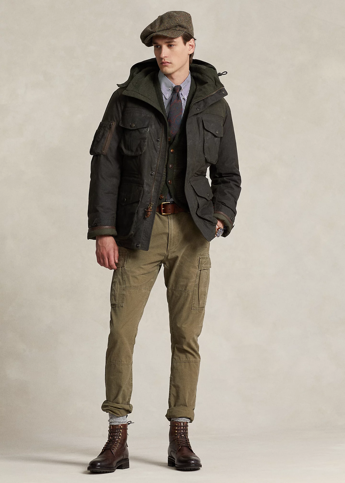 Oilcloth Down Jacket