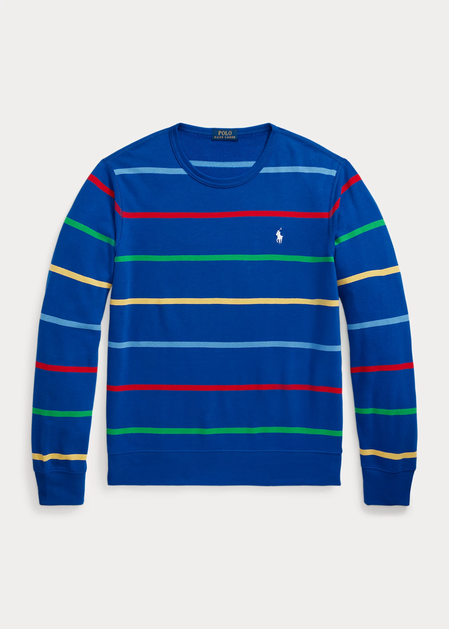 Striped Spa Terry Sweatshirt