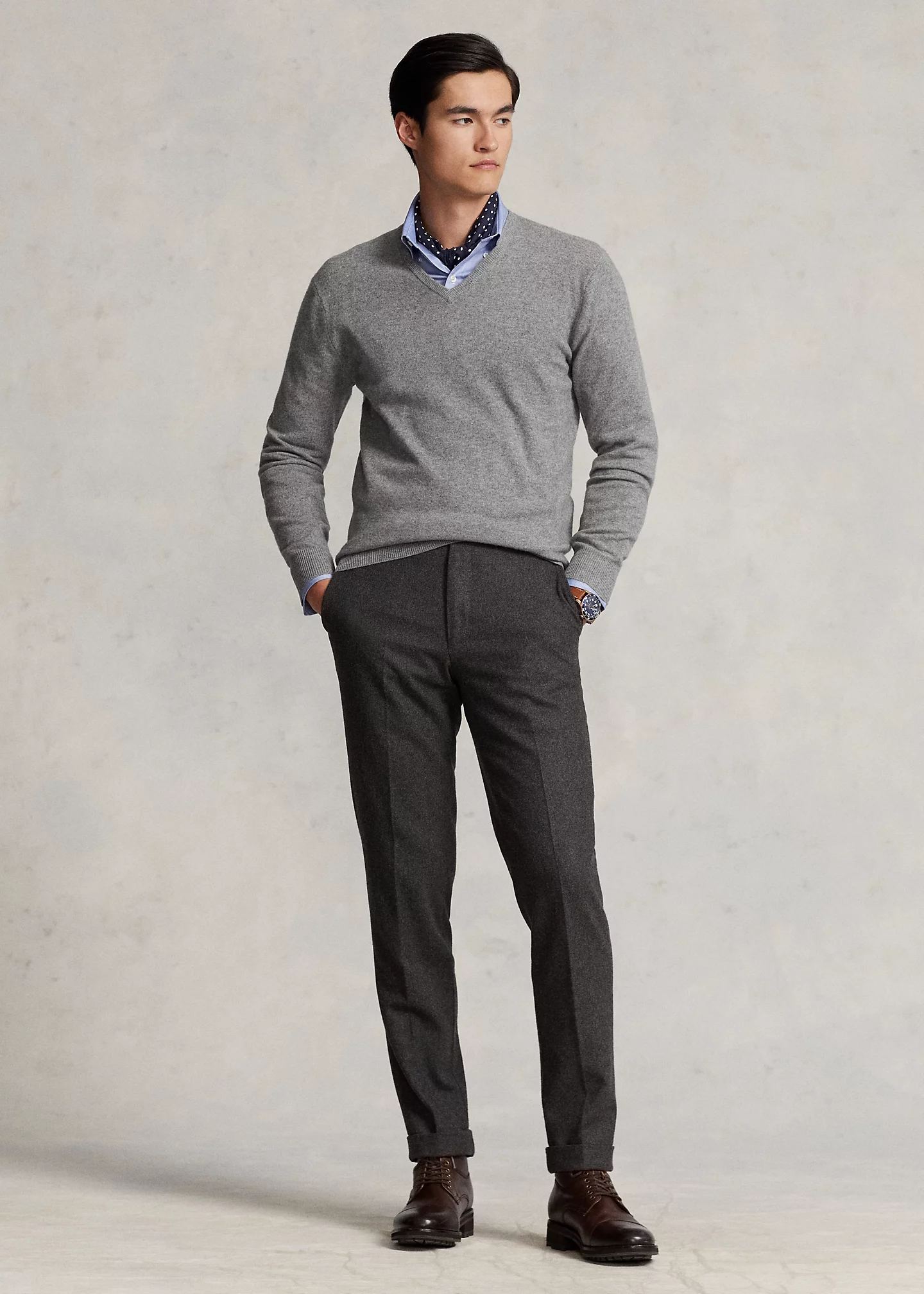 Wool V-Neck Sweater