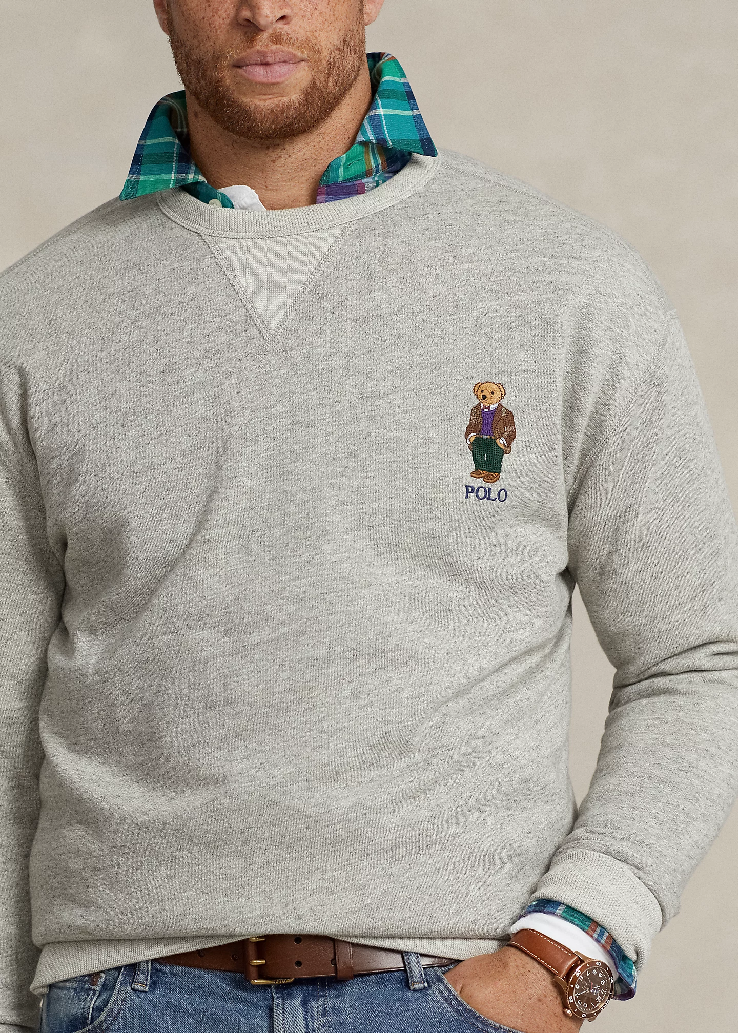 Polo Bear Fleece Sweatshirt