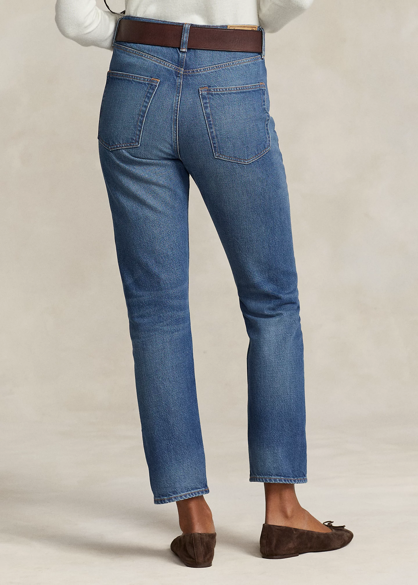 High-Rise Relaxed Straight Crop Jean