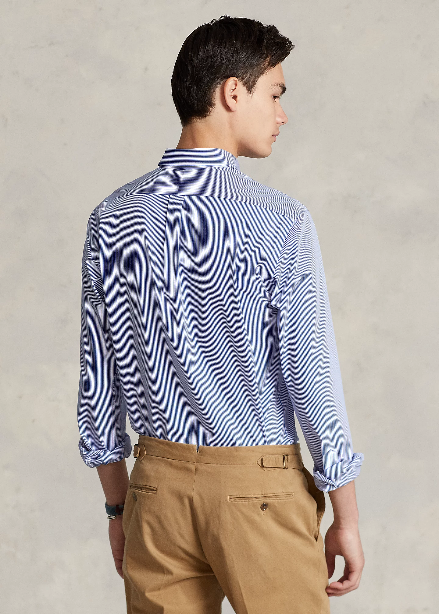 Striped Stretch Poplin Shirt - All Fits